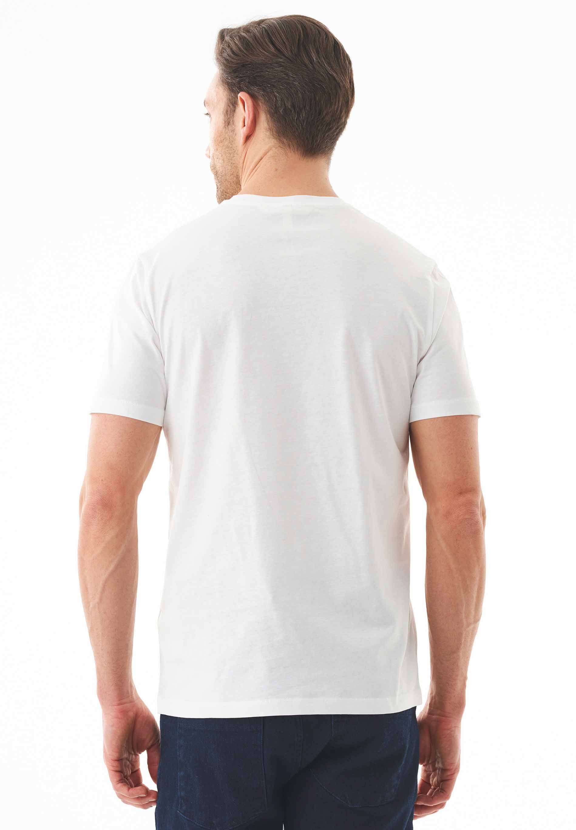 T-Shirt aus Bio-Baumwolle mit Fahrrad-Print