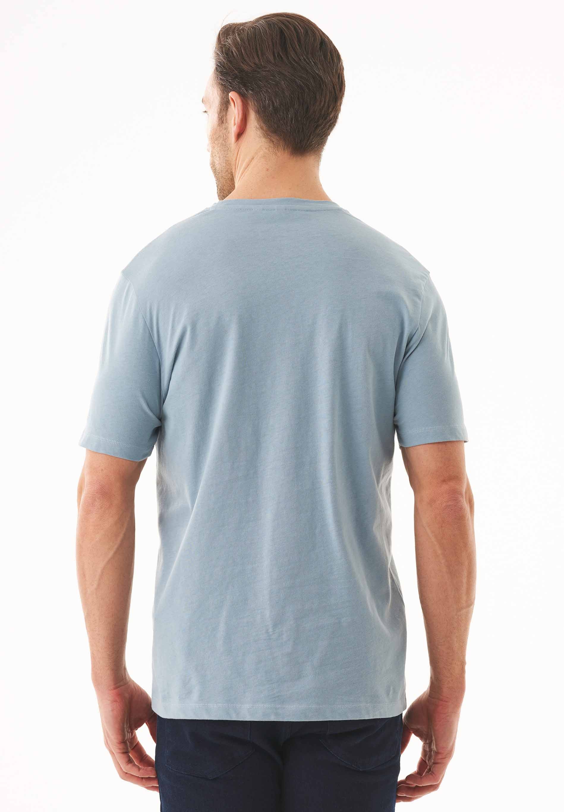 T-Shirt aus Bio-Baumwolle mit Kompass-Print