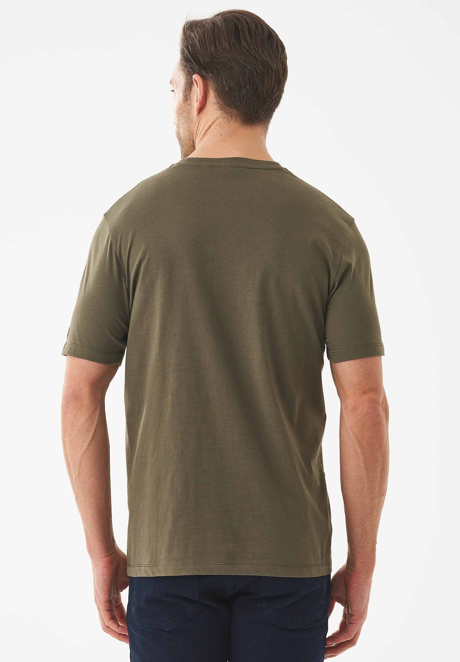T-Shirt aus Bio-Baumwolle mit Fahrrad-Print