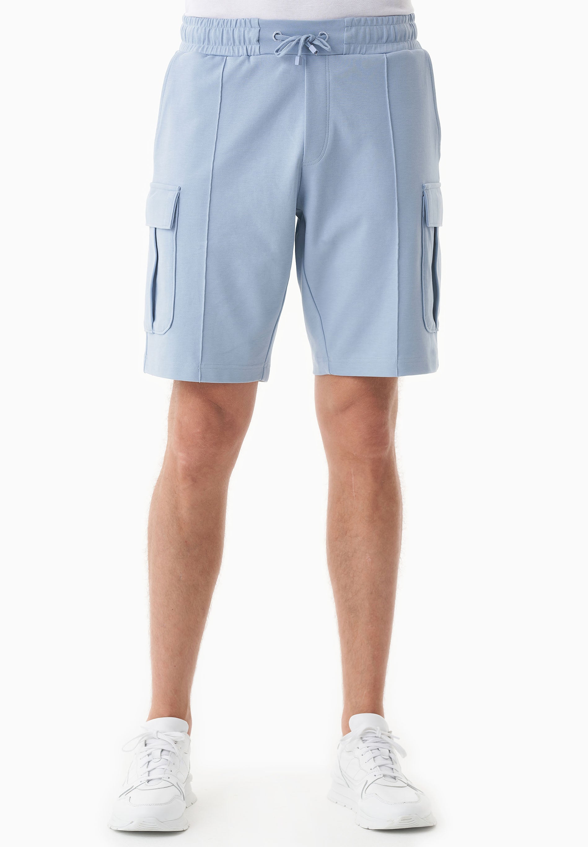 Cargo-Sweatshorts aus Bio-Baumwolle