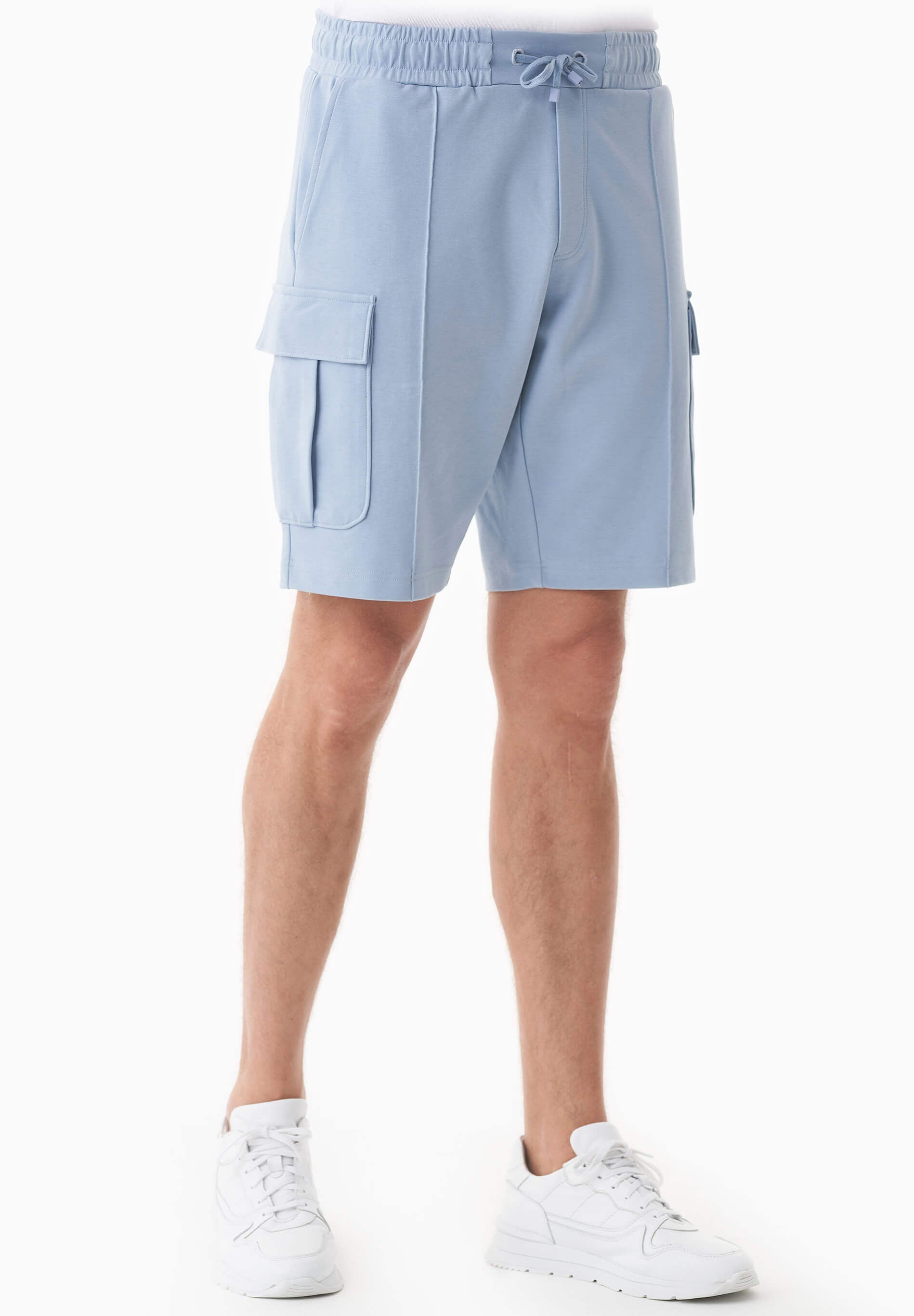 Cargo-Sweatshorts aus Bio-Baumwolle