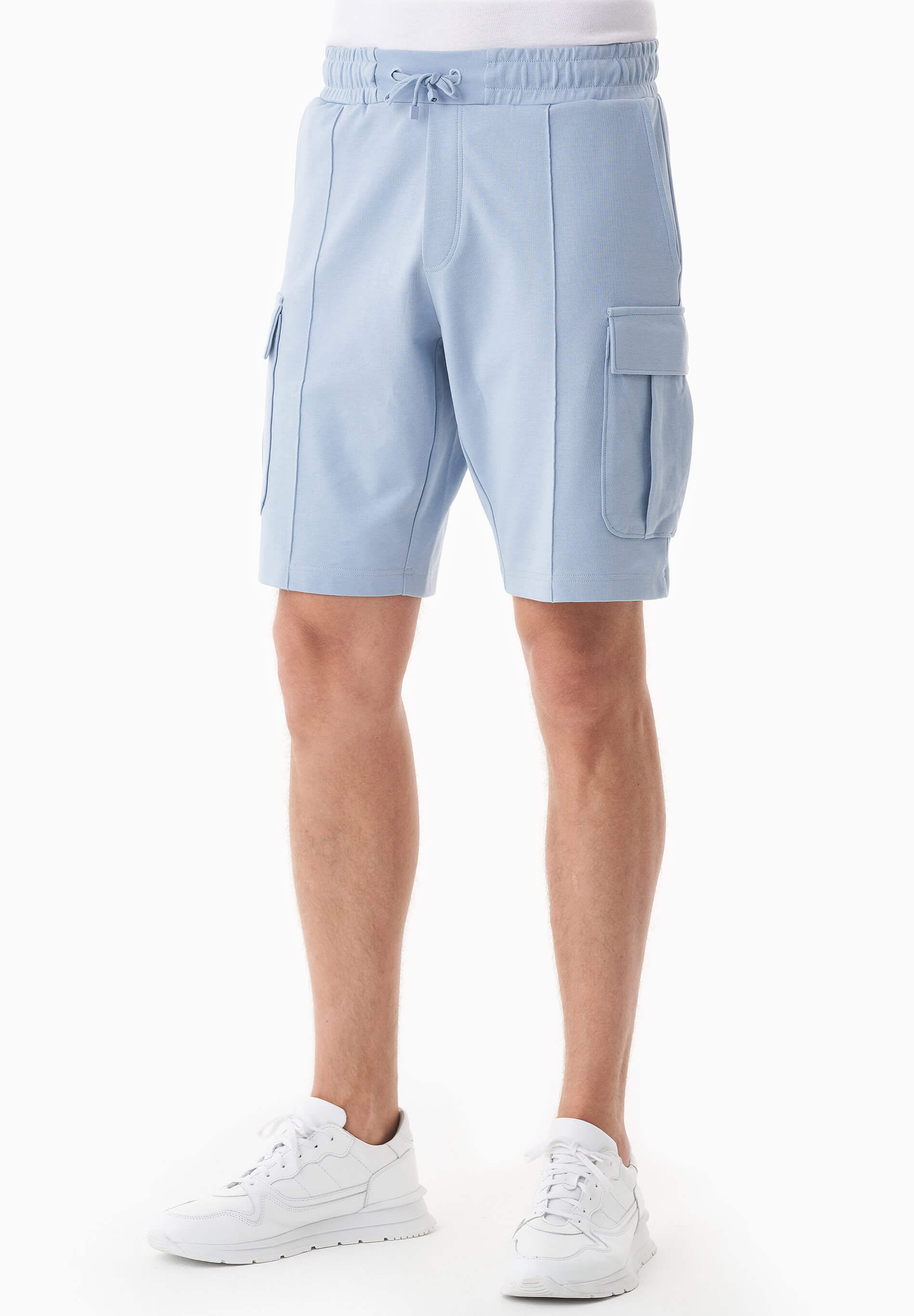 Cargo-Sweatshorts aus Bio-Baumwolle