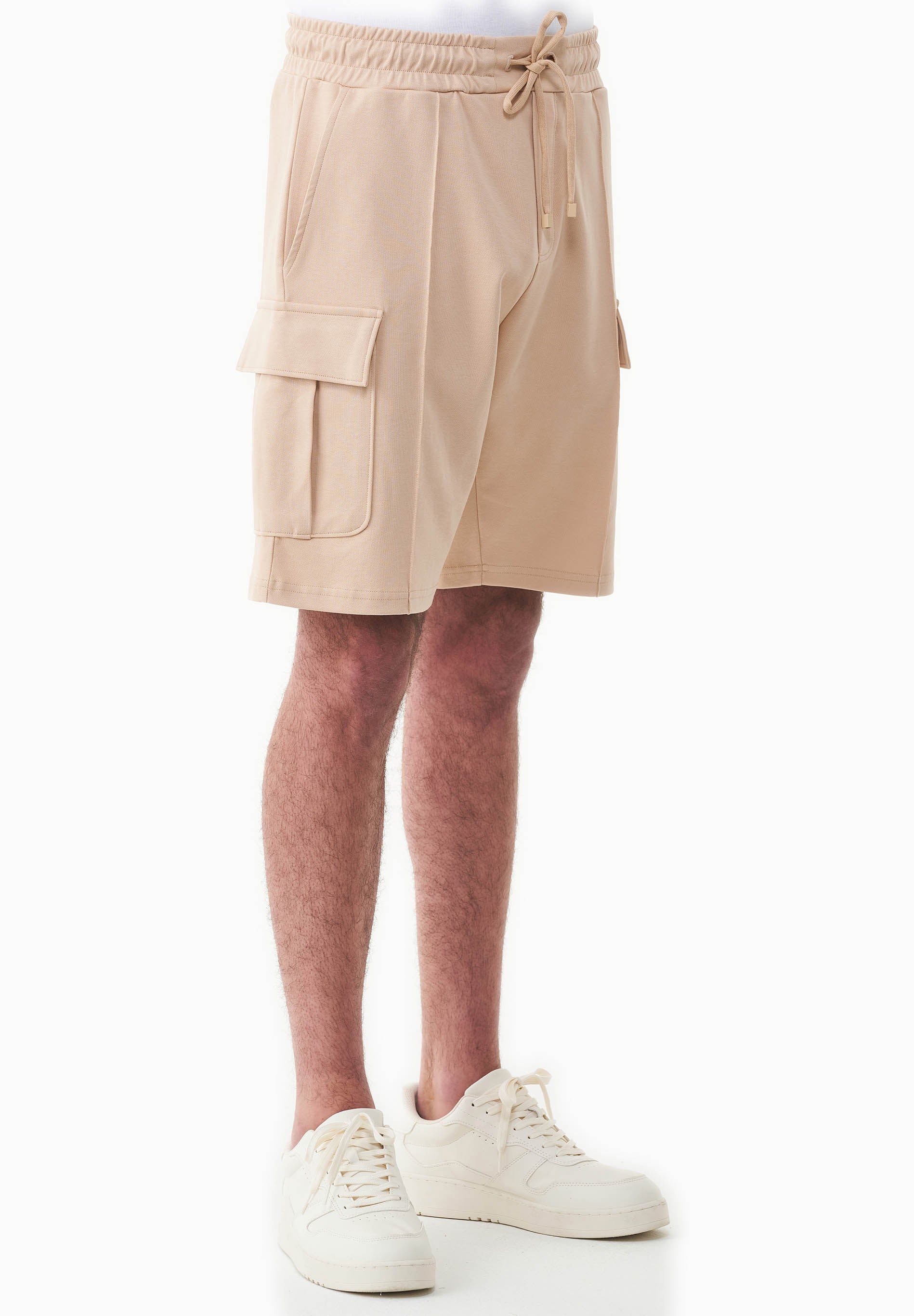 Cargo-Sweatshorts aus Bio-Baumwolle