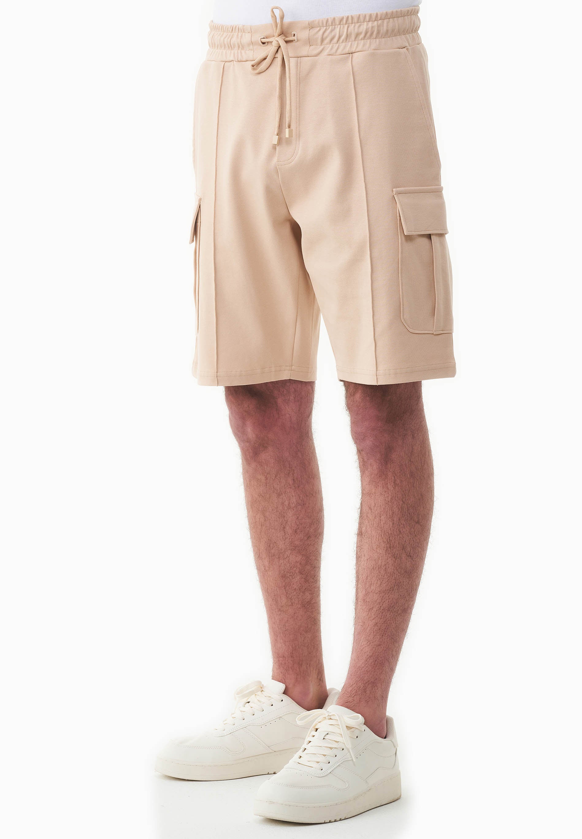 Cargo-Sweatshorts aus Bio-Baumwolle