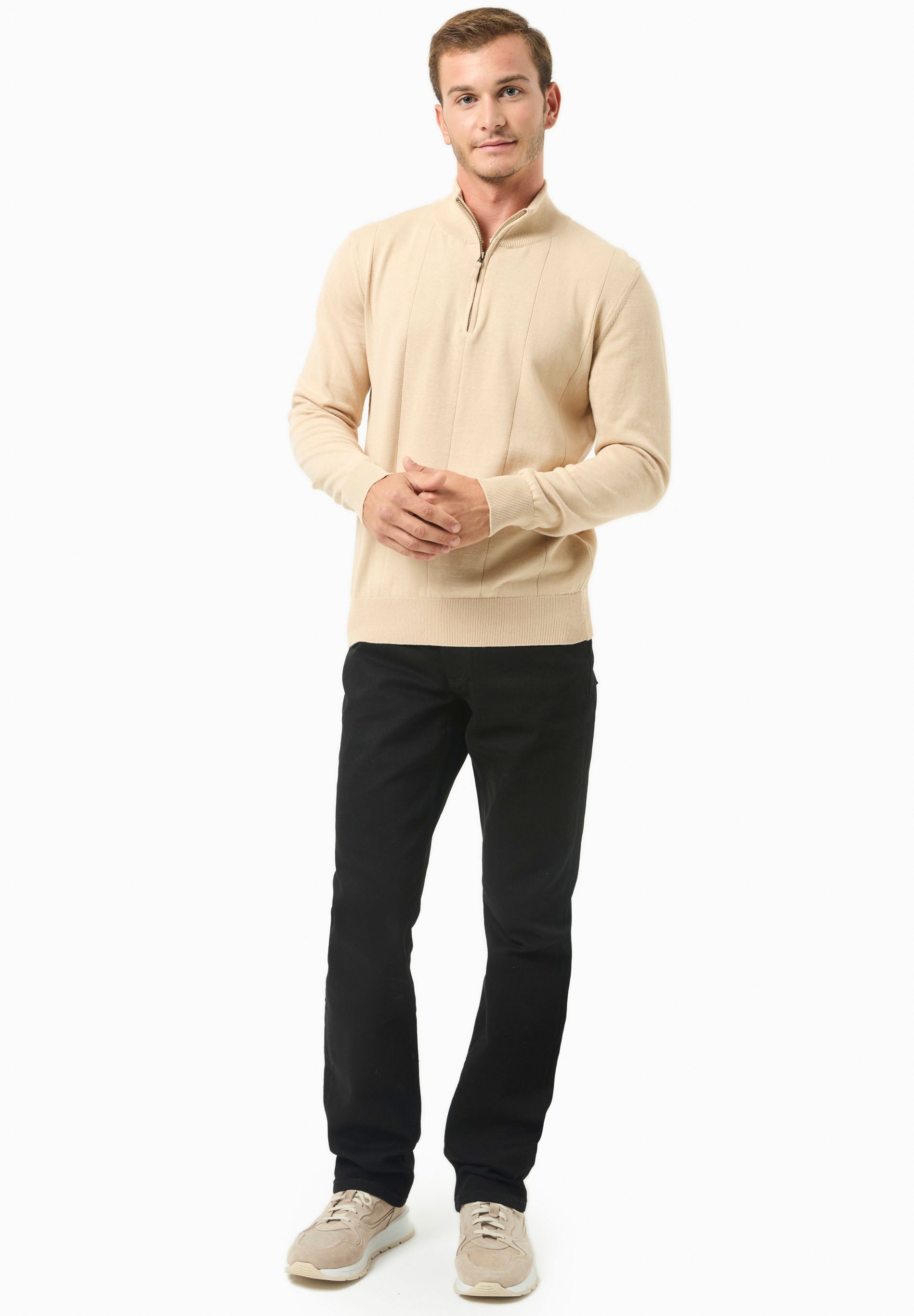 Troyer-Pullover aus Bio-Baumwolle