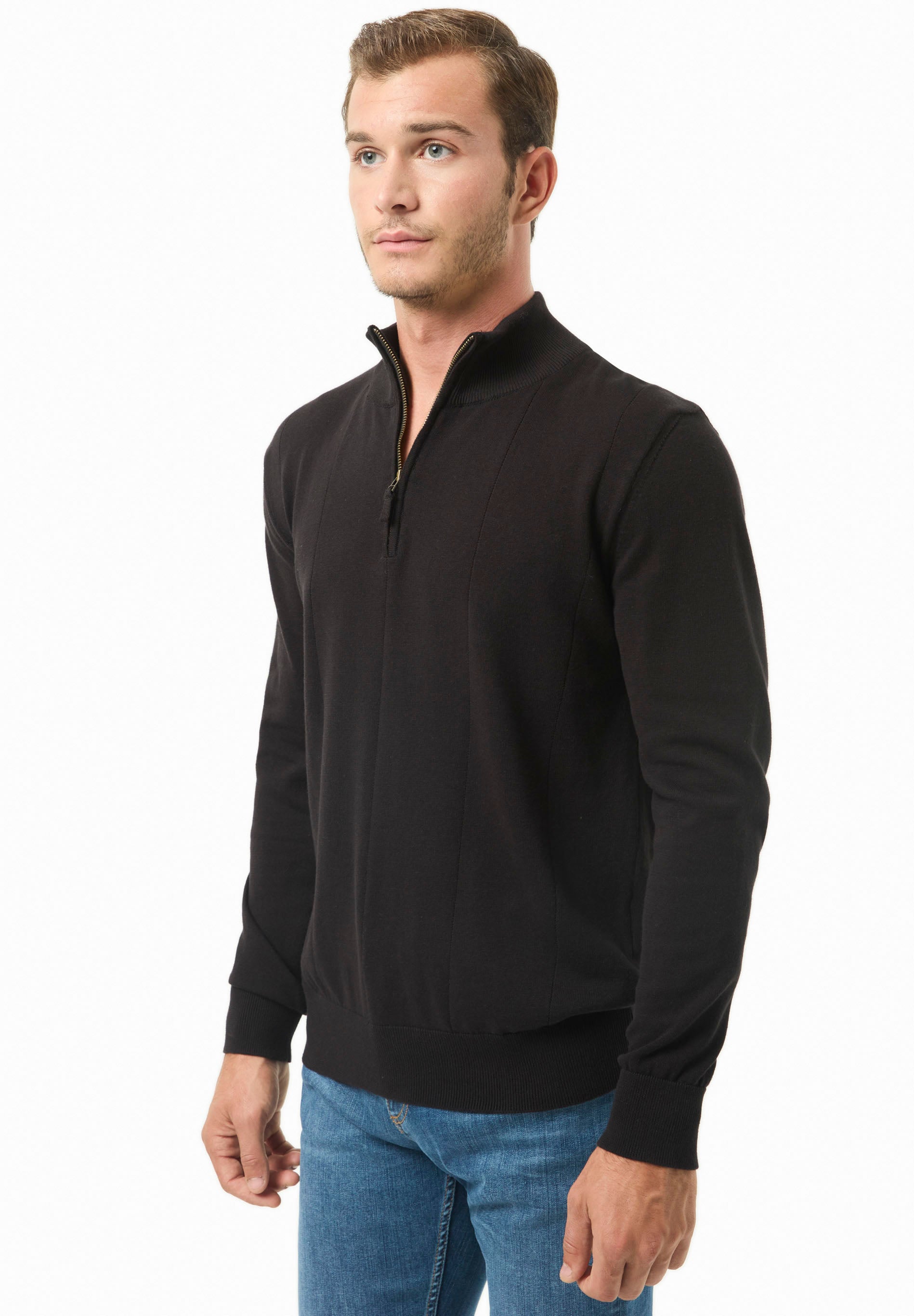 Troyer-Pullover aus Bio-Baumwolle