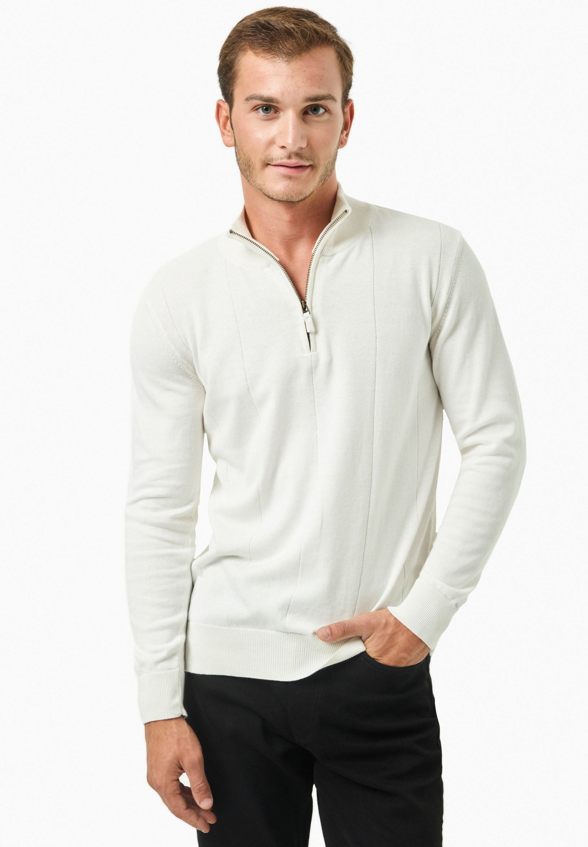 Troyer-Pullover aus Bio-Baumwolle