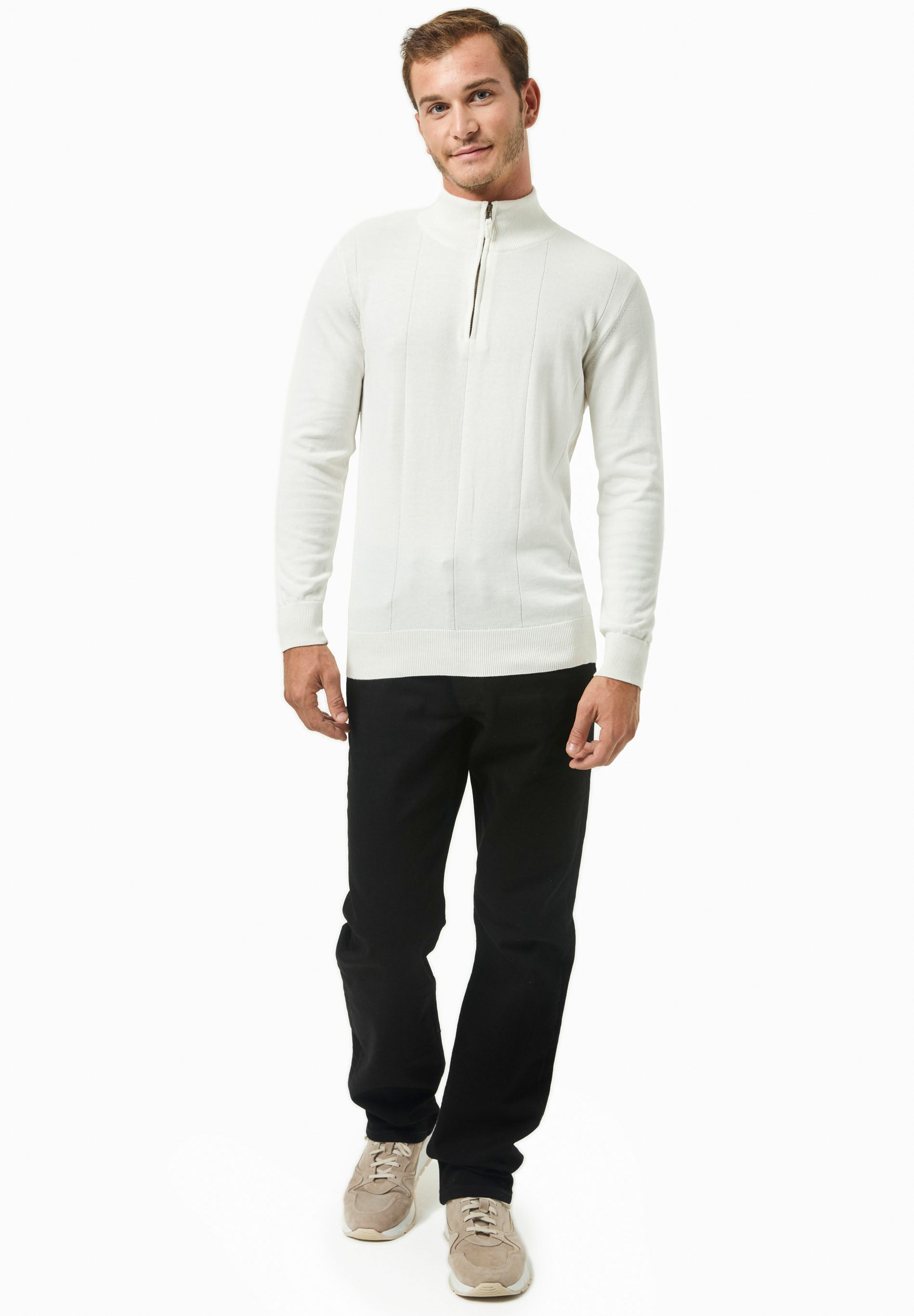 Troyer-Pullover aus Bio-Baumwolle