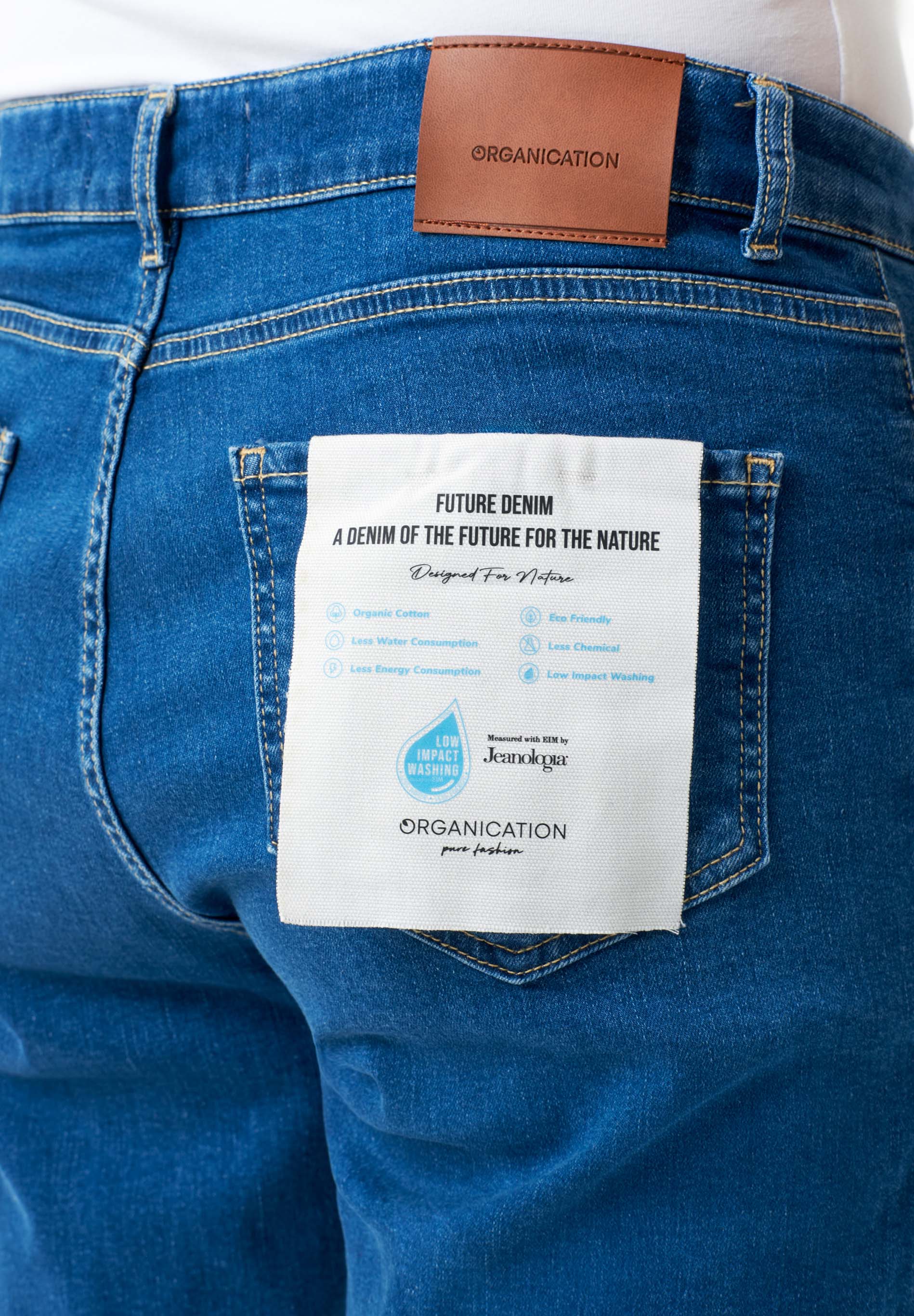 Jeans-Shorts aus Bio-Baumwolle