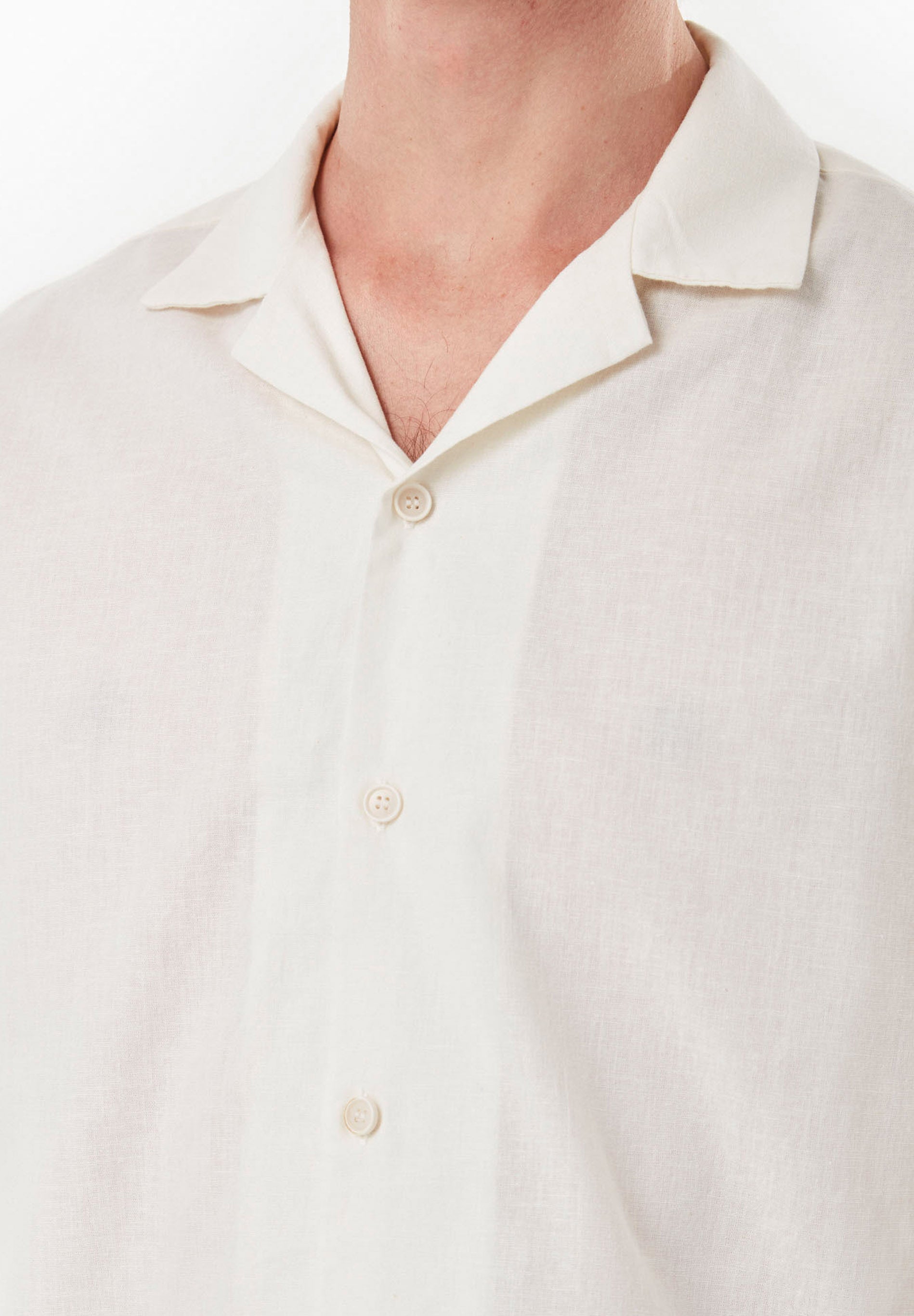 Hemd aus Bio-Baumwolle und Leinen