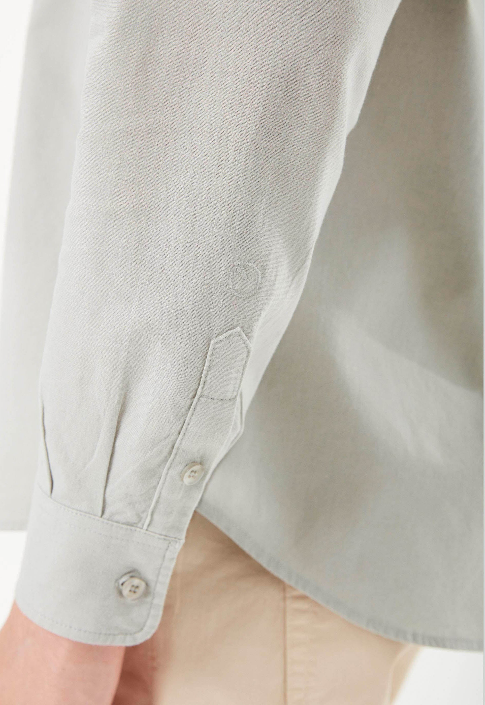 Hemd aus Bio-Baumwolle und Leinen