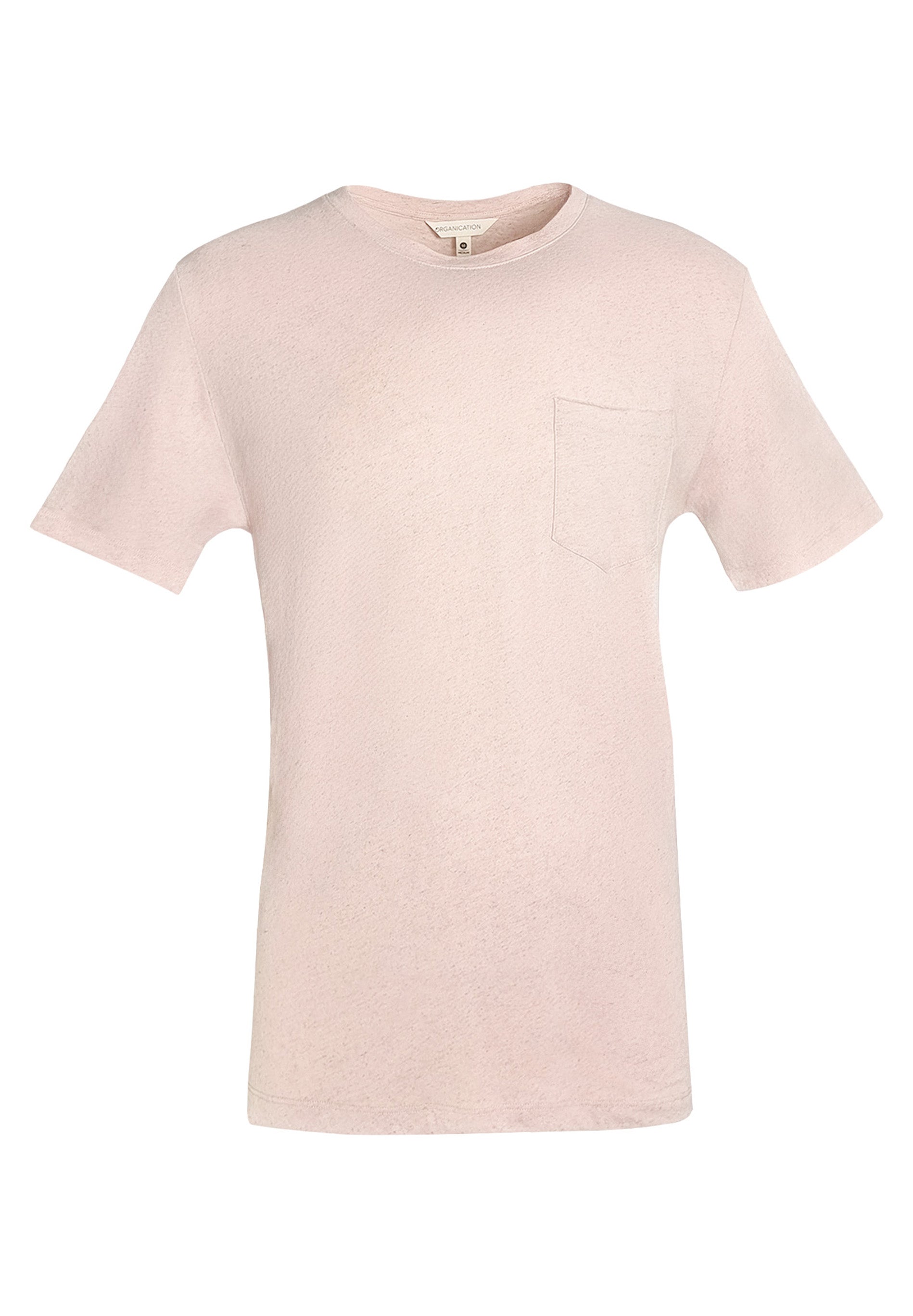 T-Shirt aus Bio-Baumwolle und Leinen
