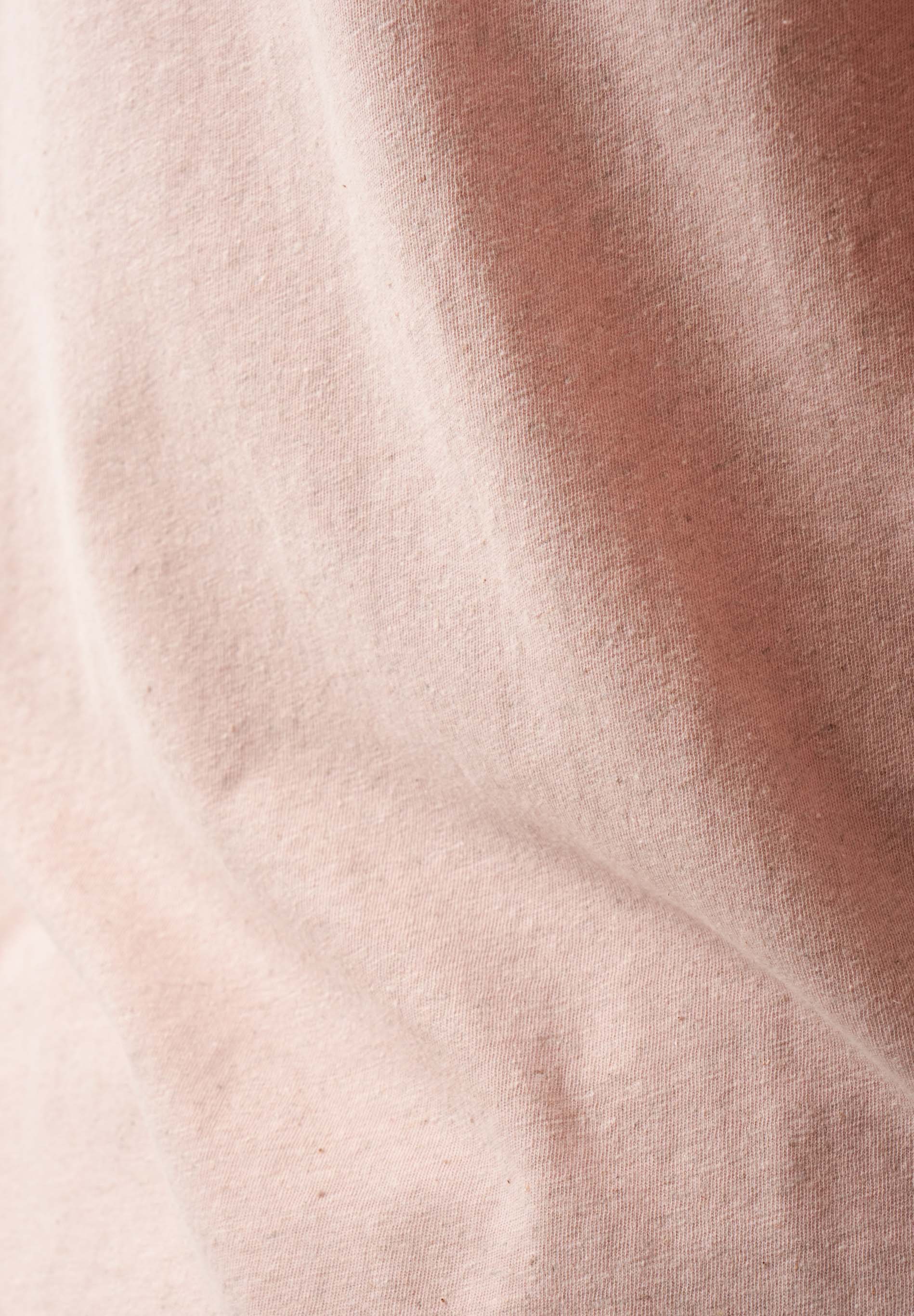 T-Shirt aus Bio-Baumwolle und Leinen