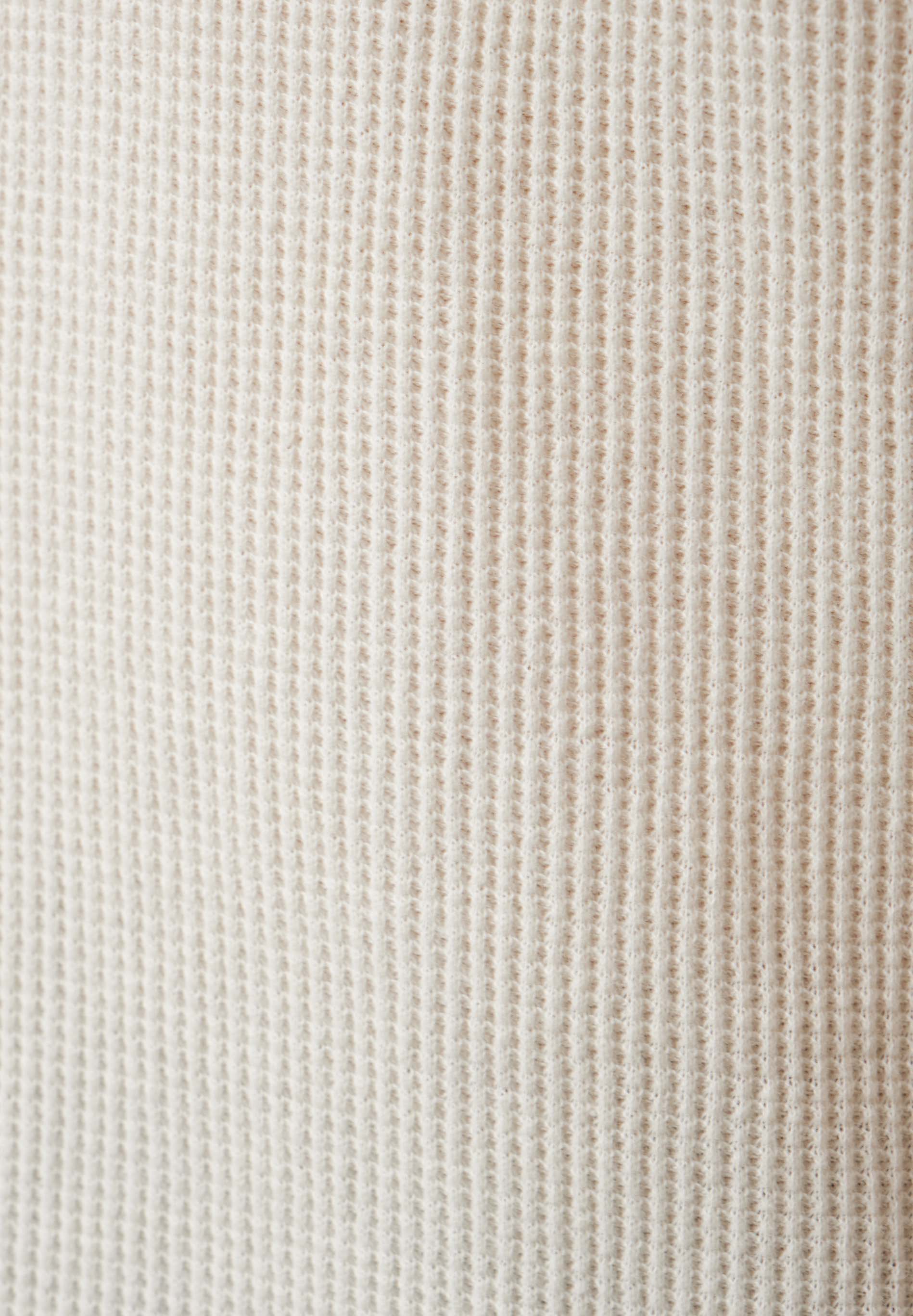 Poloshirt aus Bio-Baumwolle mit Waffelstruktur