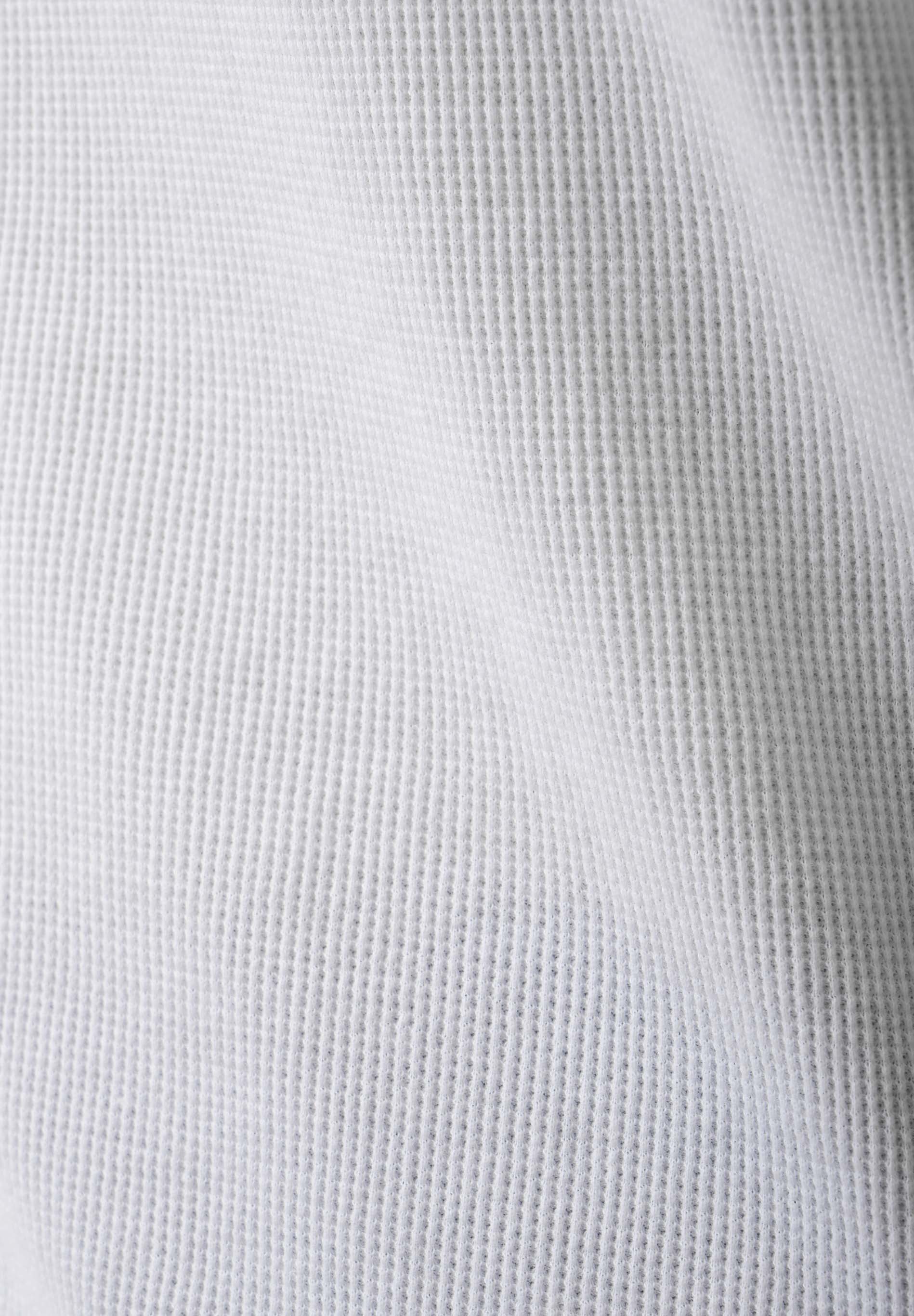 Poloshirt aus Bio-Baumwolle mit Waffelstruktur