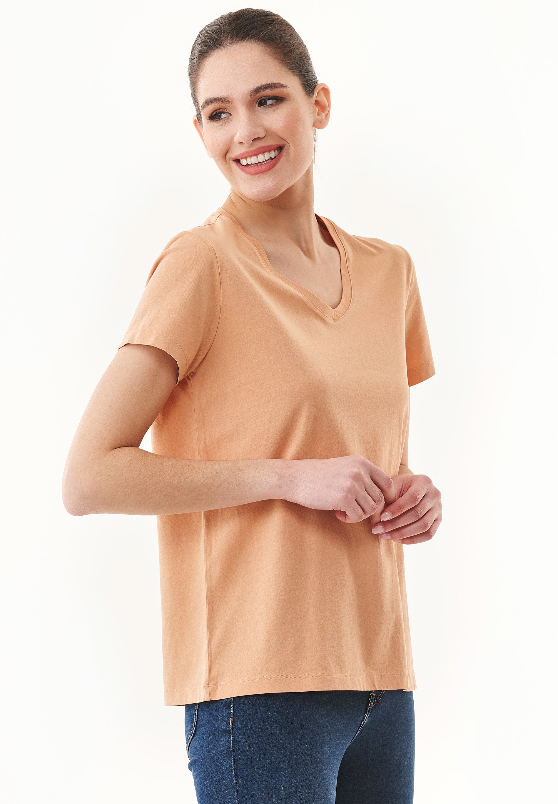 Natural Dye T-Shirt aus Bio-Baumwolle