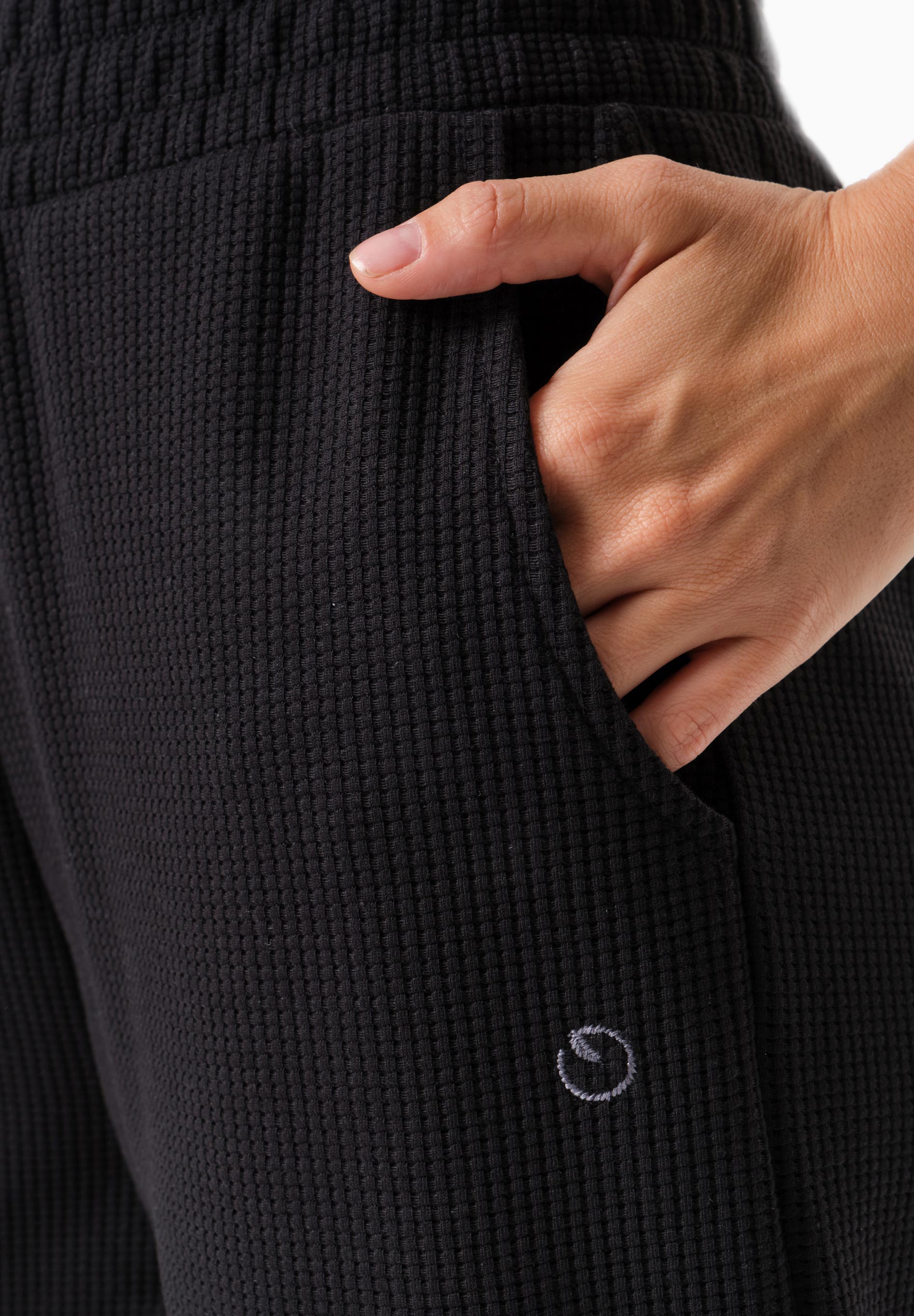 PARISS | Waffel Jogginghose aus Bio-Baumwolle und recyceltem Polyester