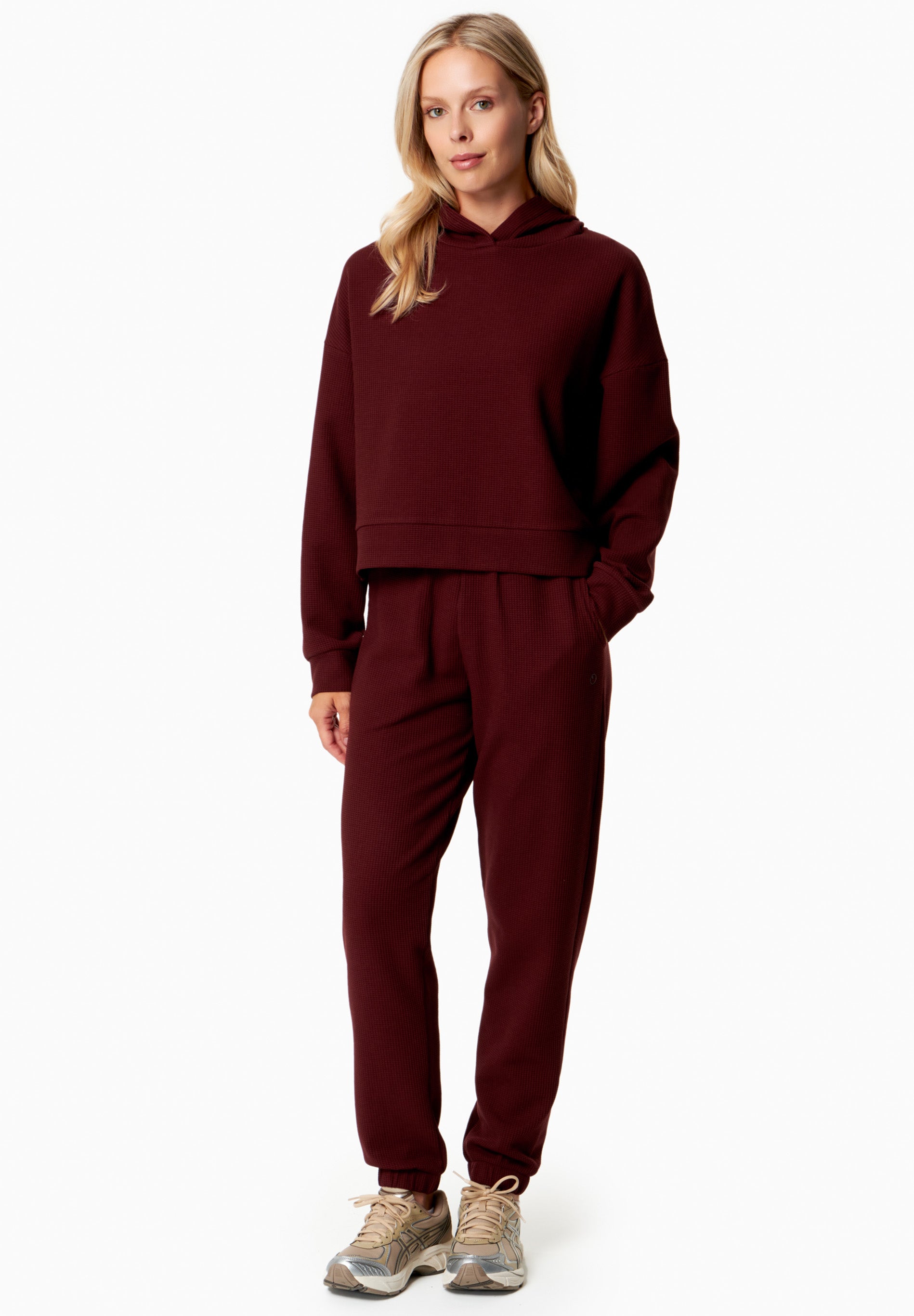 PARISS | Waffel Jogginghose aus Bio-Baumwolle und recyceltem Polyester