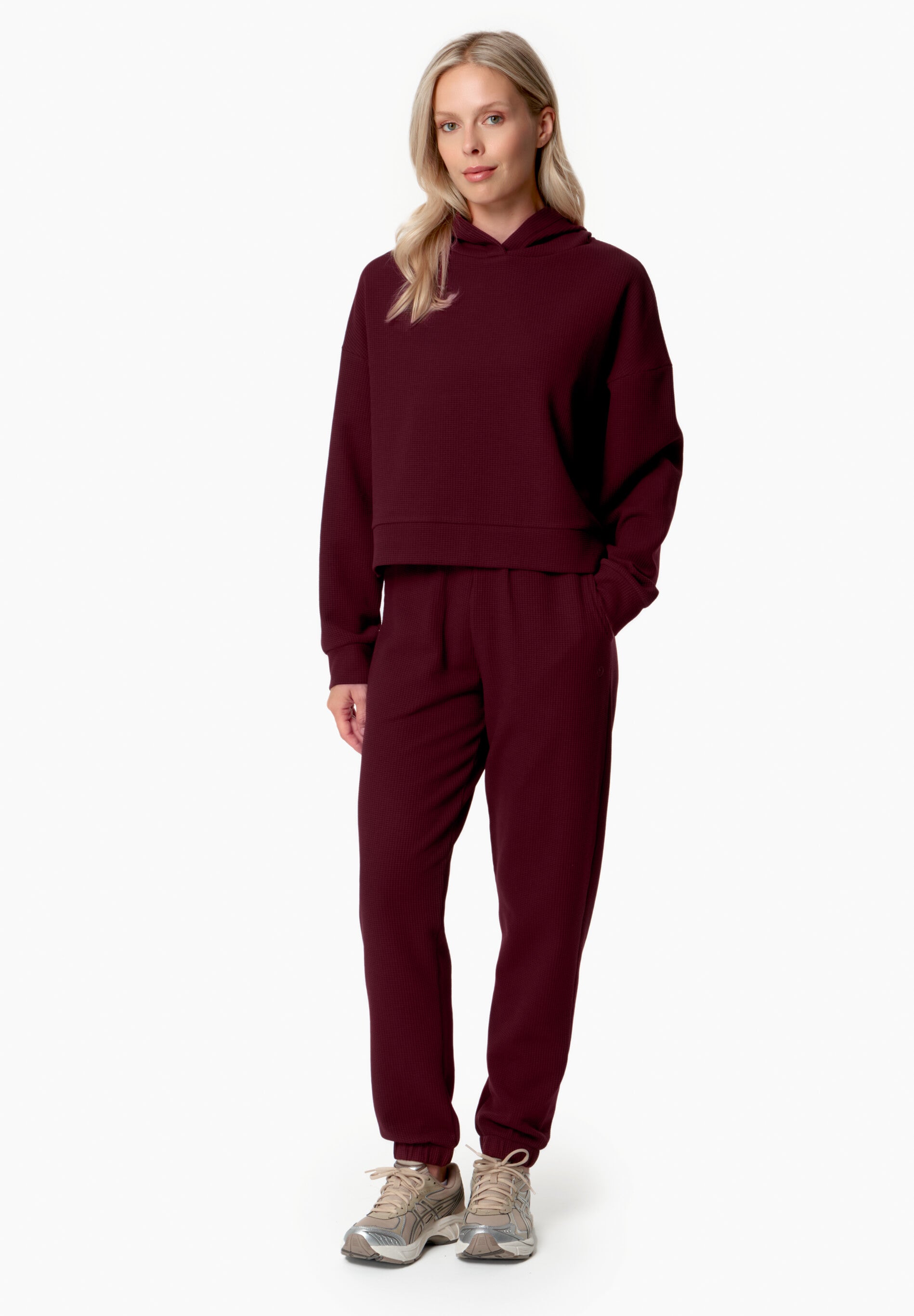 PARISS | Waffel Jogginghose aus Bio-Baumwolle und recyceltem Polyester