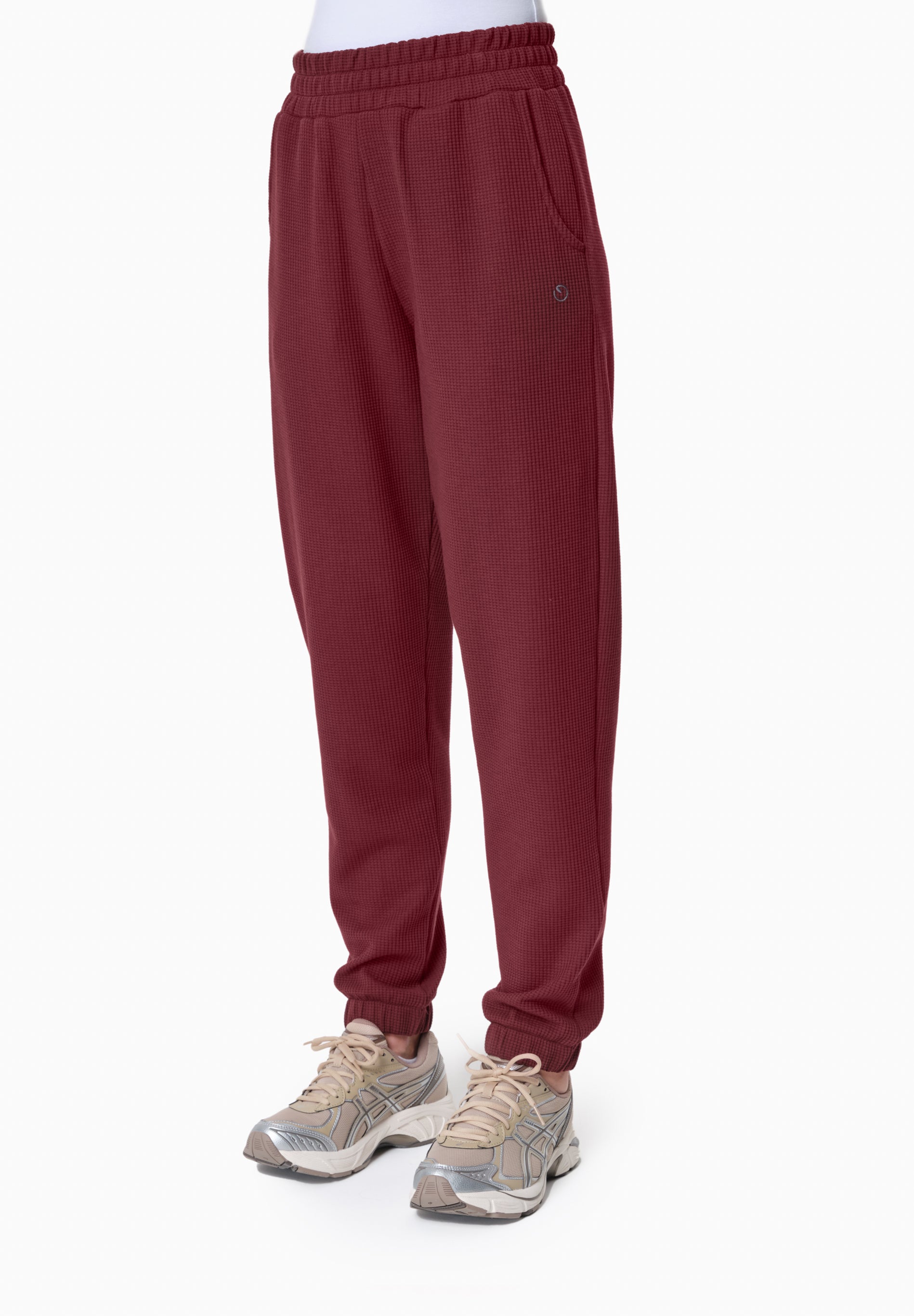 PARISS | Waffel Jogginghose aus Bio-Baumwolle und recyceltem Polyester