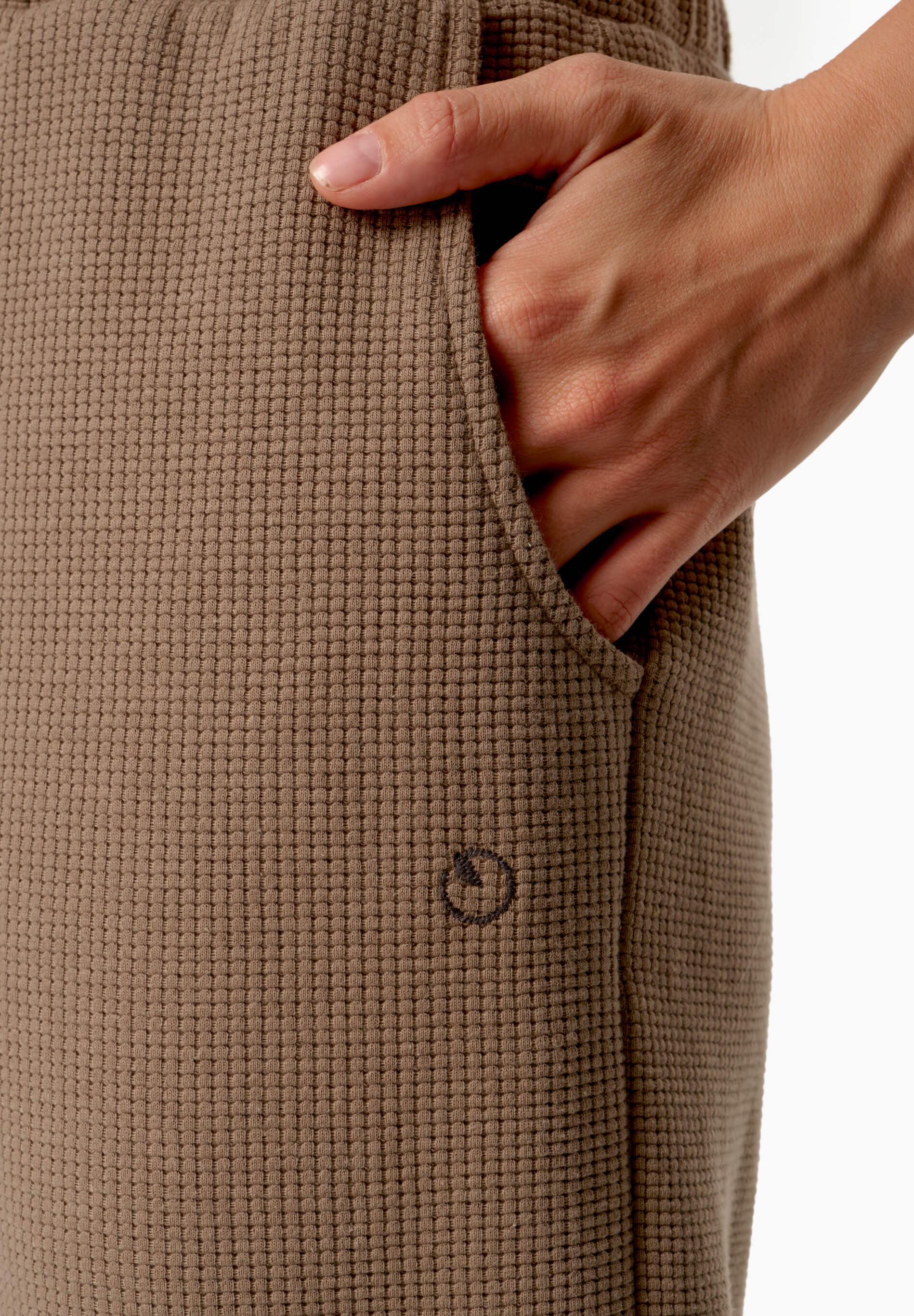 PARISS | Waffel Jogginghose aus Bio-Baumwolle und recyceltem Polyester