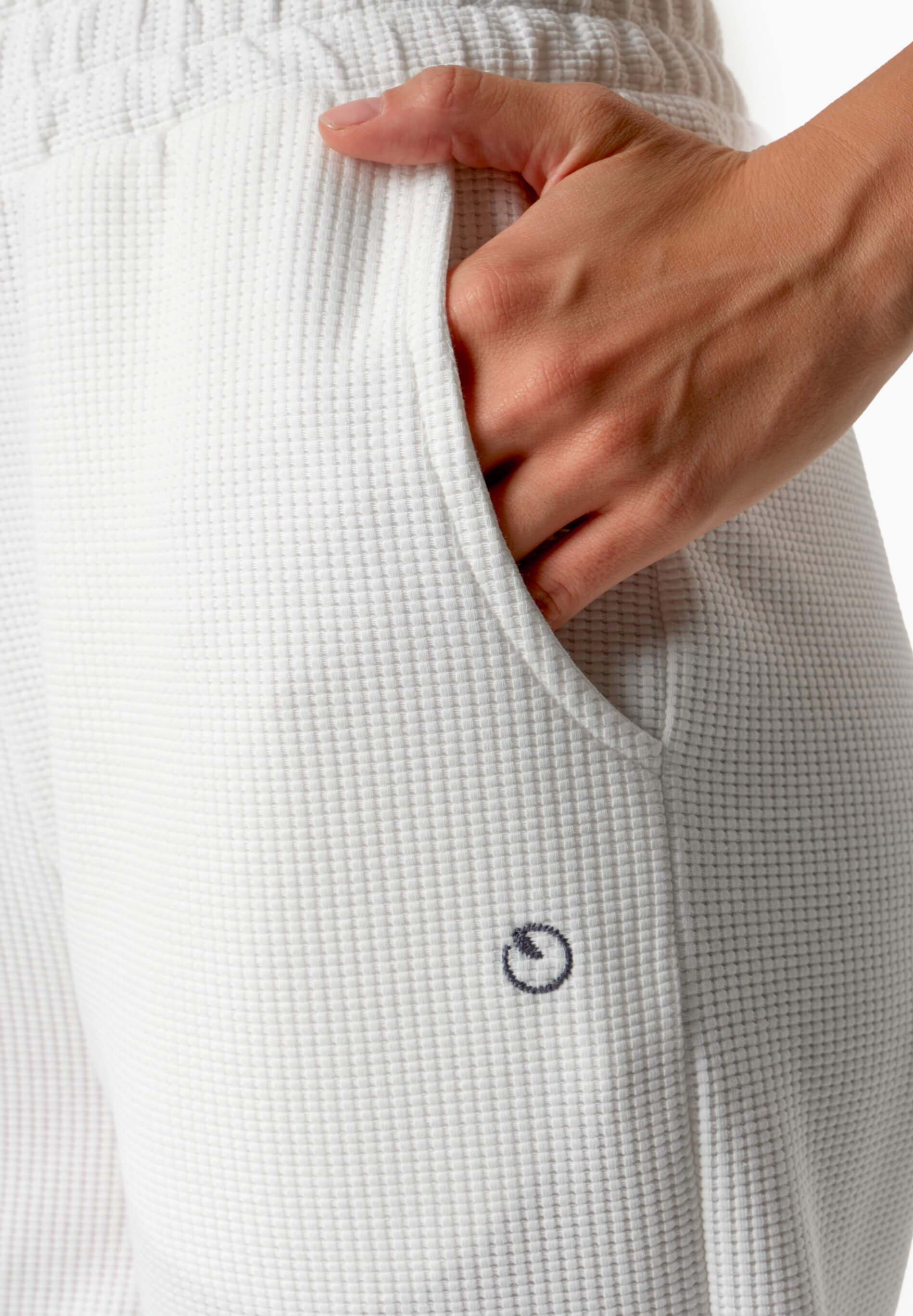 PARISS | Waffel Jogginghose aus Bio-Baumwolle und recyceltem Polyester