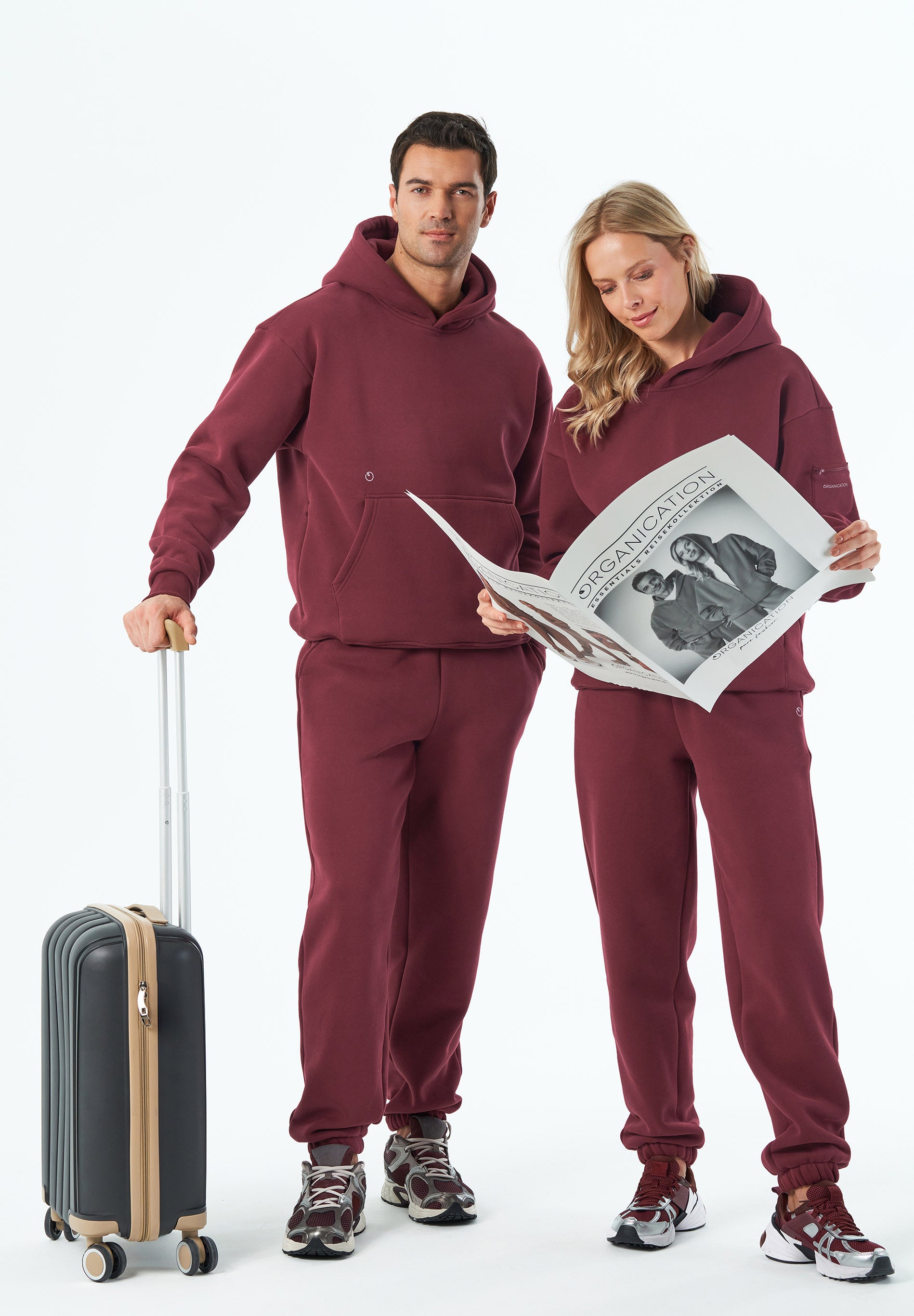 PARKERR | Essentials Travel Unisex Jogginghose aus Bio-Baumwolle & Recyceltem Polyester