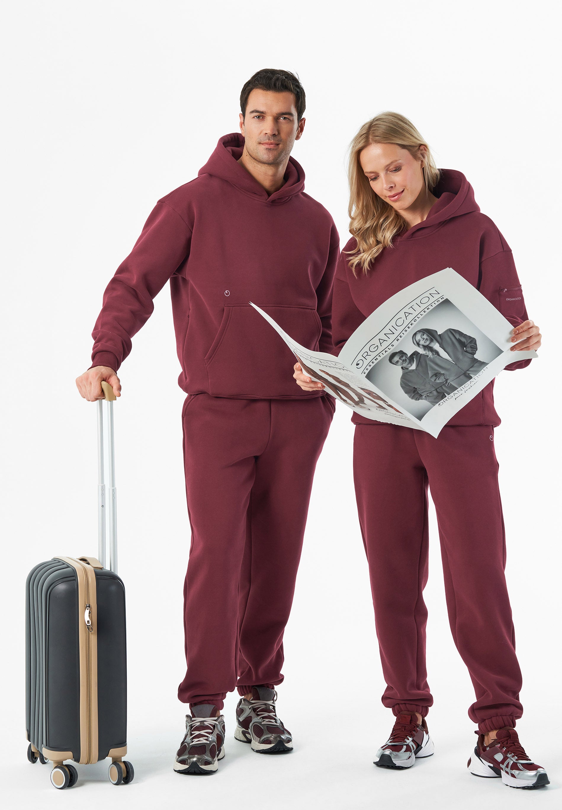 PARKERR | Essentials Travel Unisex Jogginghose aus Bio-Baumwolle & Recyceltem Polyester