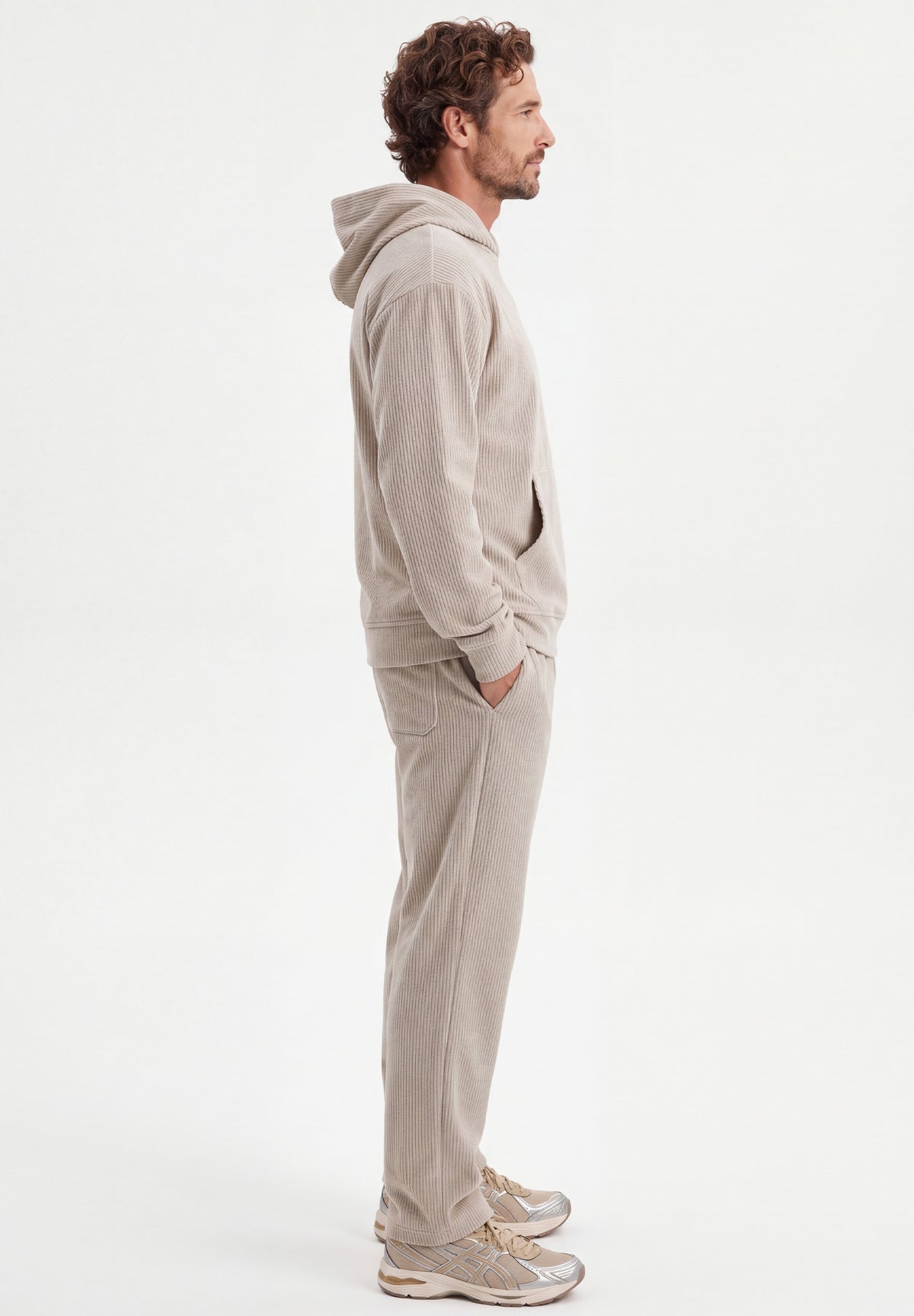 Cord-Sweathose aus Bio-Baumwolle