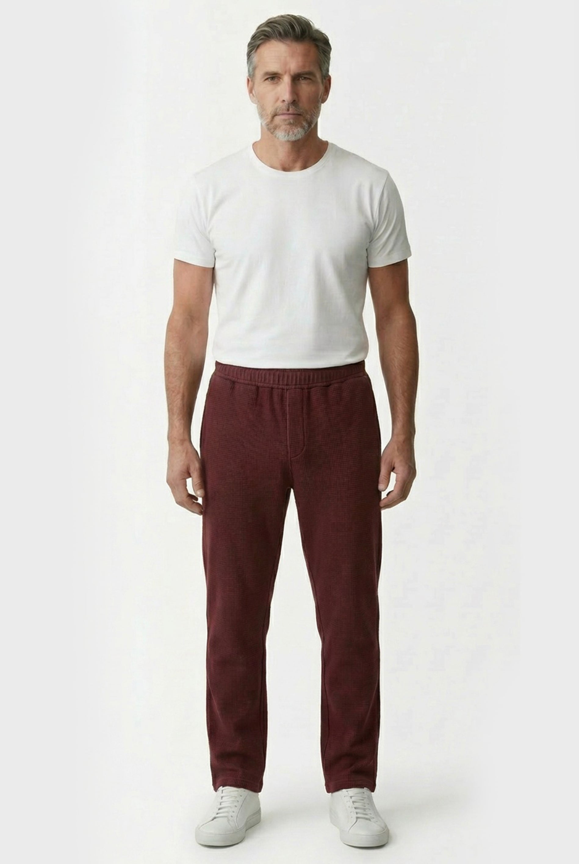 POZZAN | Waffel Jogginghose aus Bio-Baumwolle & recyceltem Polyester