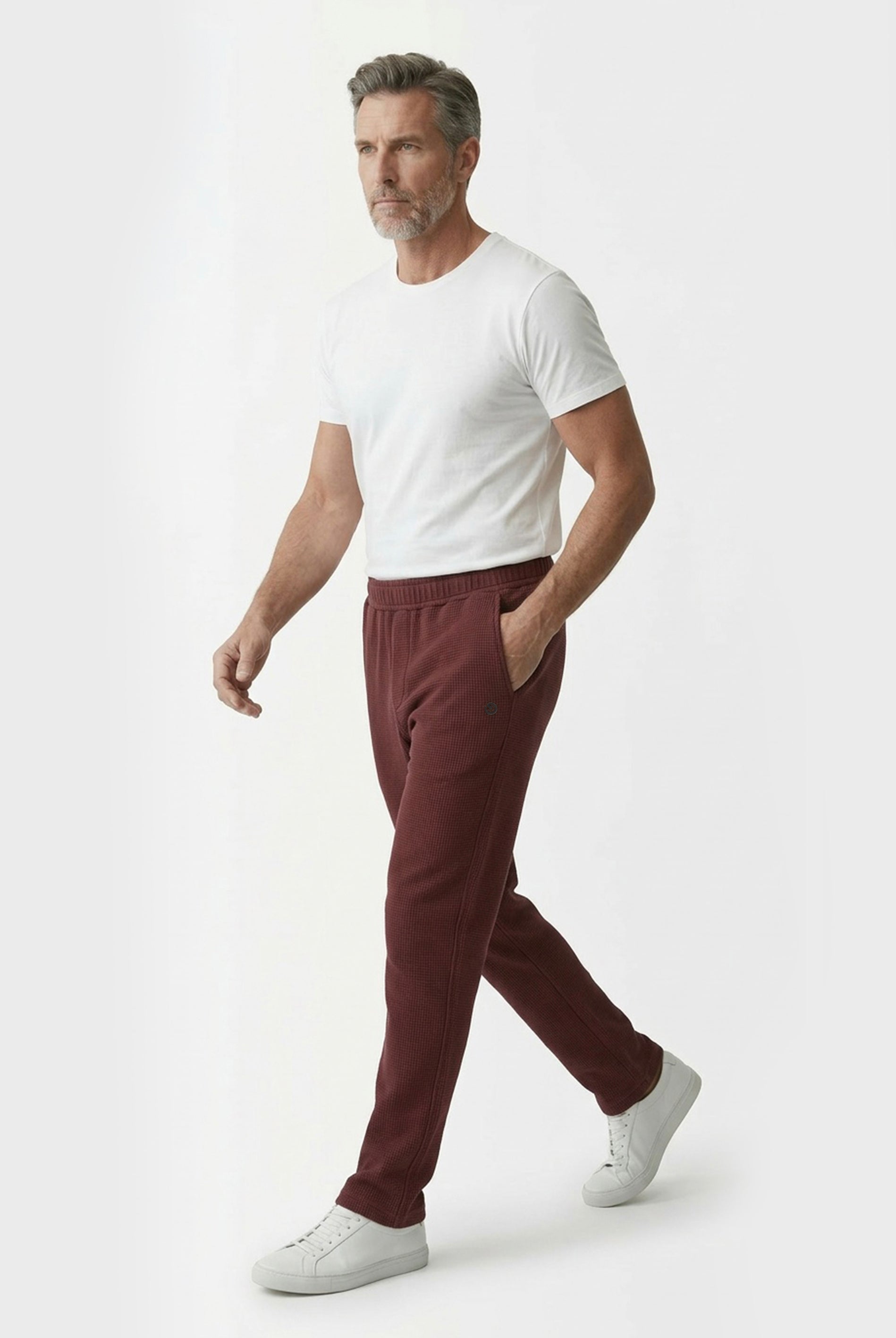 POZZAN | Waffel Jogginghose aus Bio-Baumwolle & recyceltem Polyester