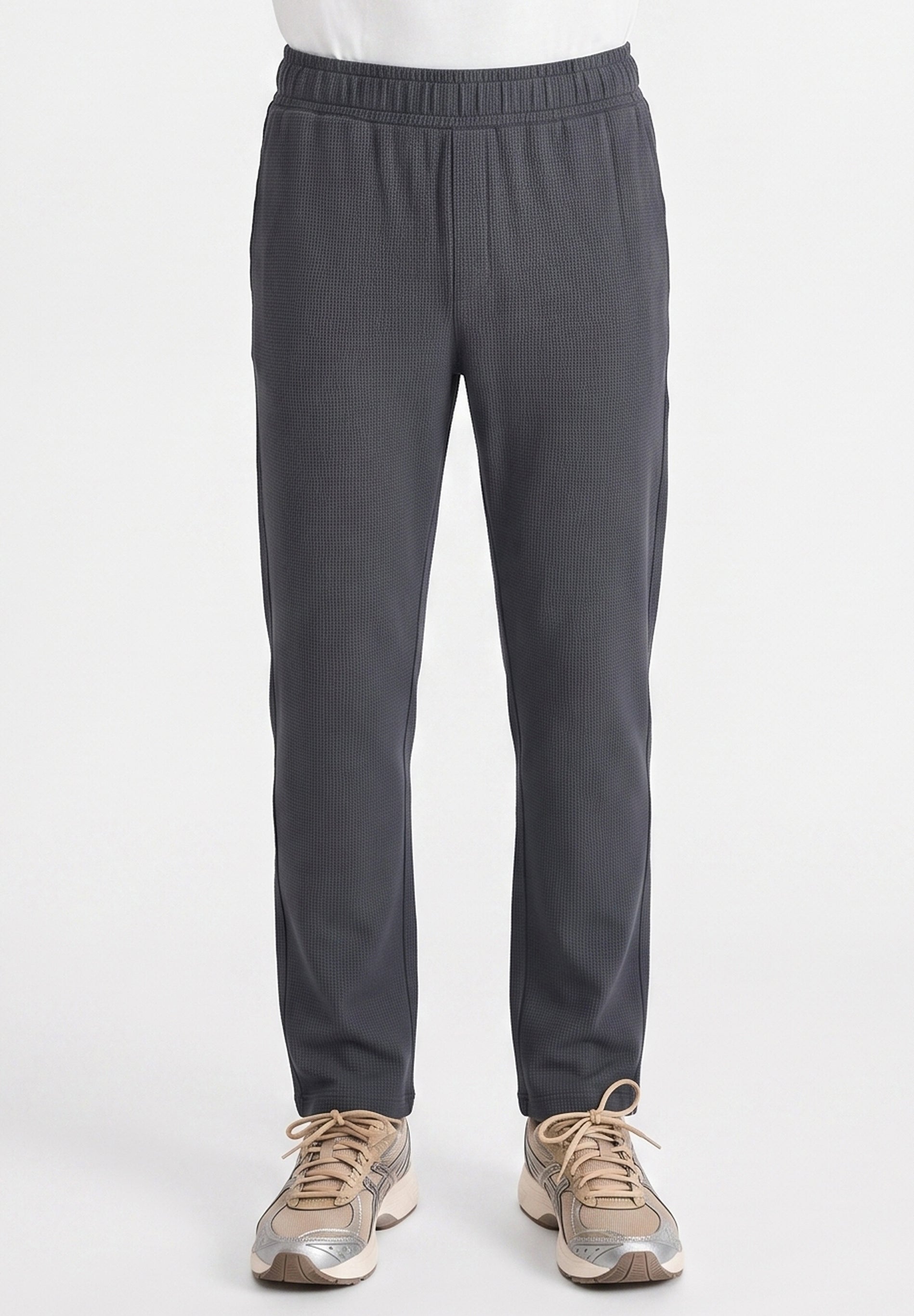 POZZAN | Waffel Jogginghose aus Bio-Baumwolle & recyceltem Polyester