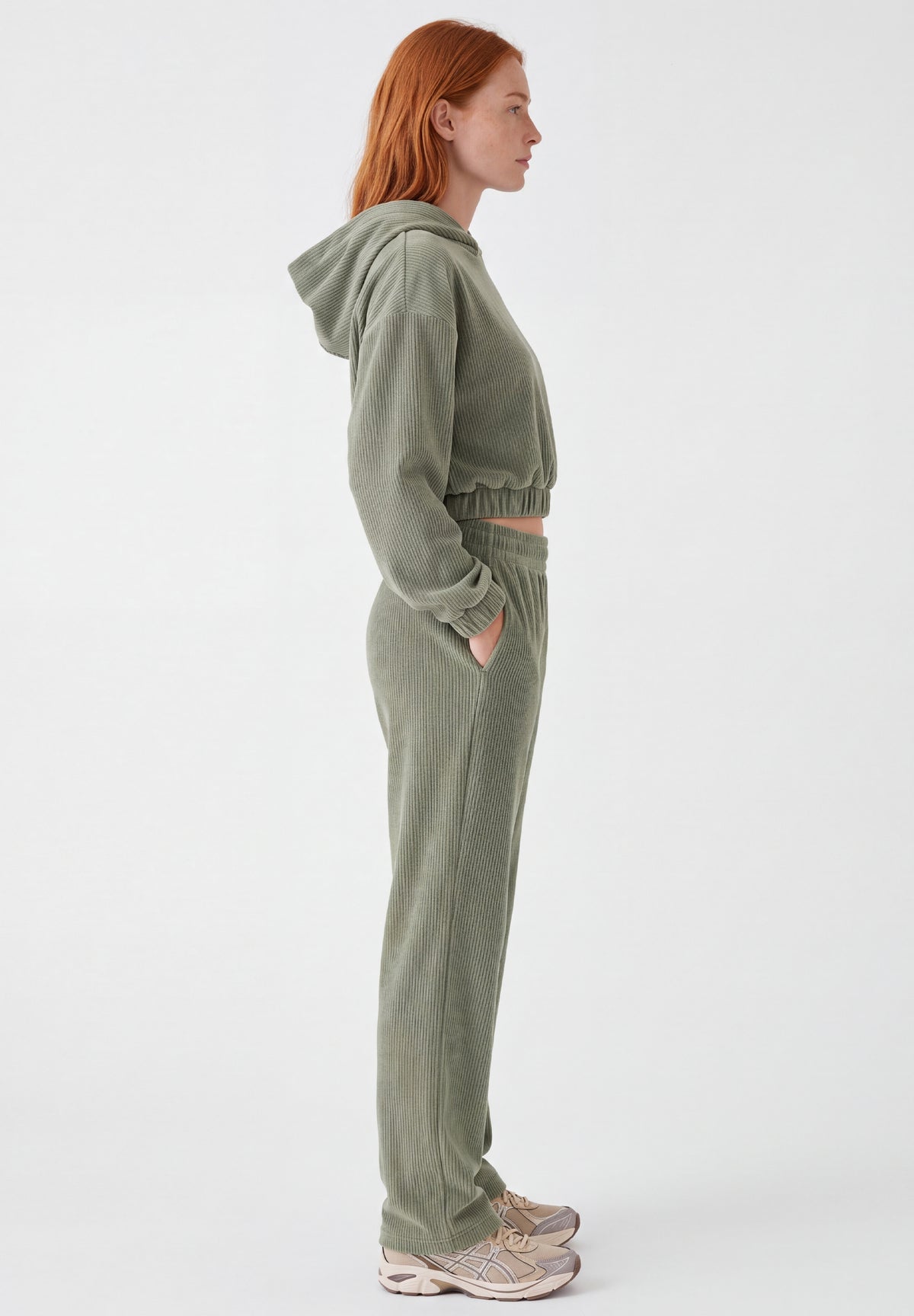 Cord-Sweathose aus Bio-Baumwolle