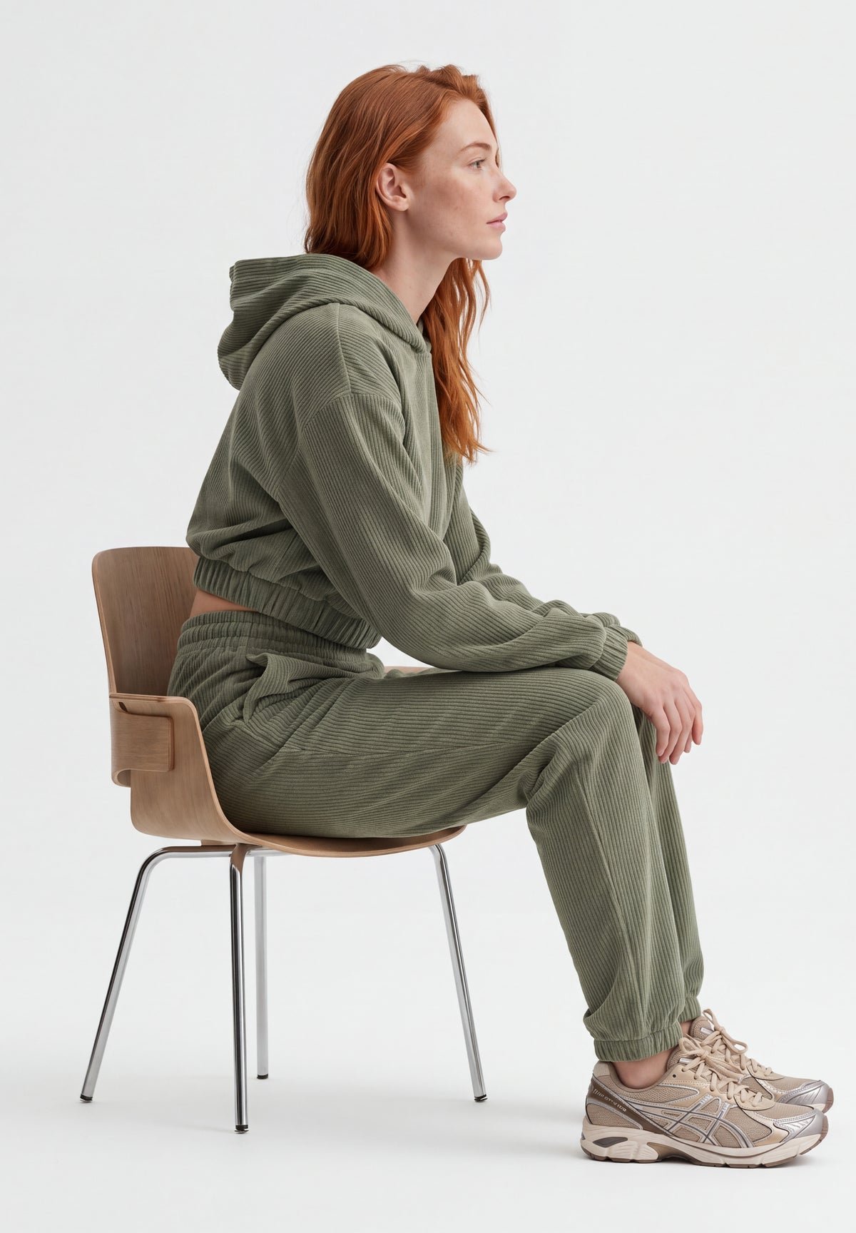 Cord-Sweathose aus Bio-Baumwolle