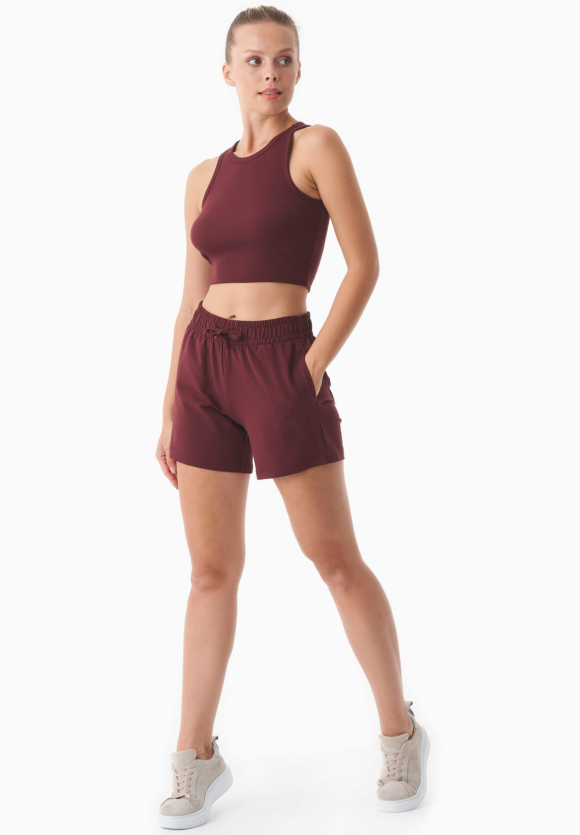 SABBRINA | Leichte Sweatshorts aus Bio-Baumwolle