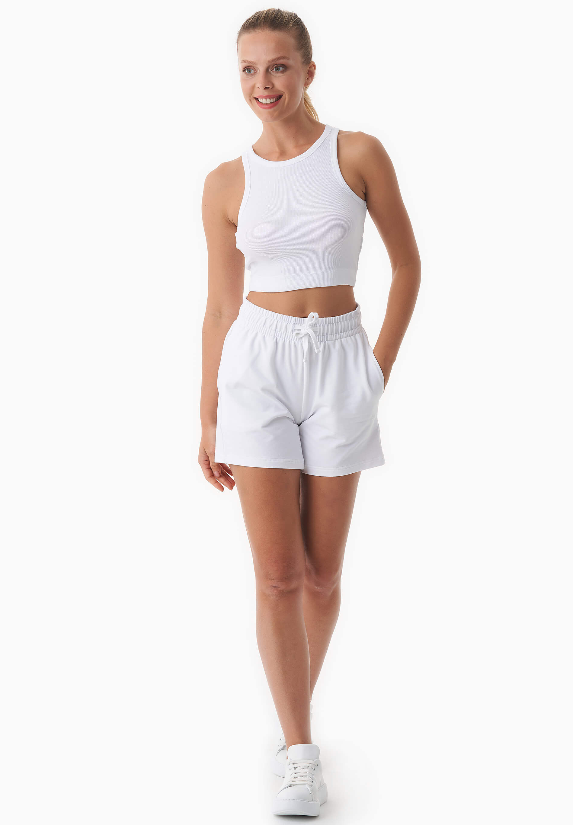 SABBRINA | Leichte Sweatshorts aus Bio-Baumwolle