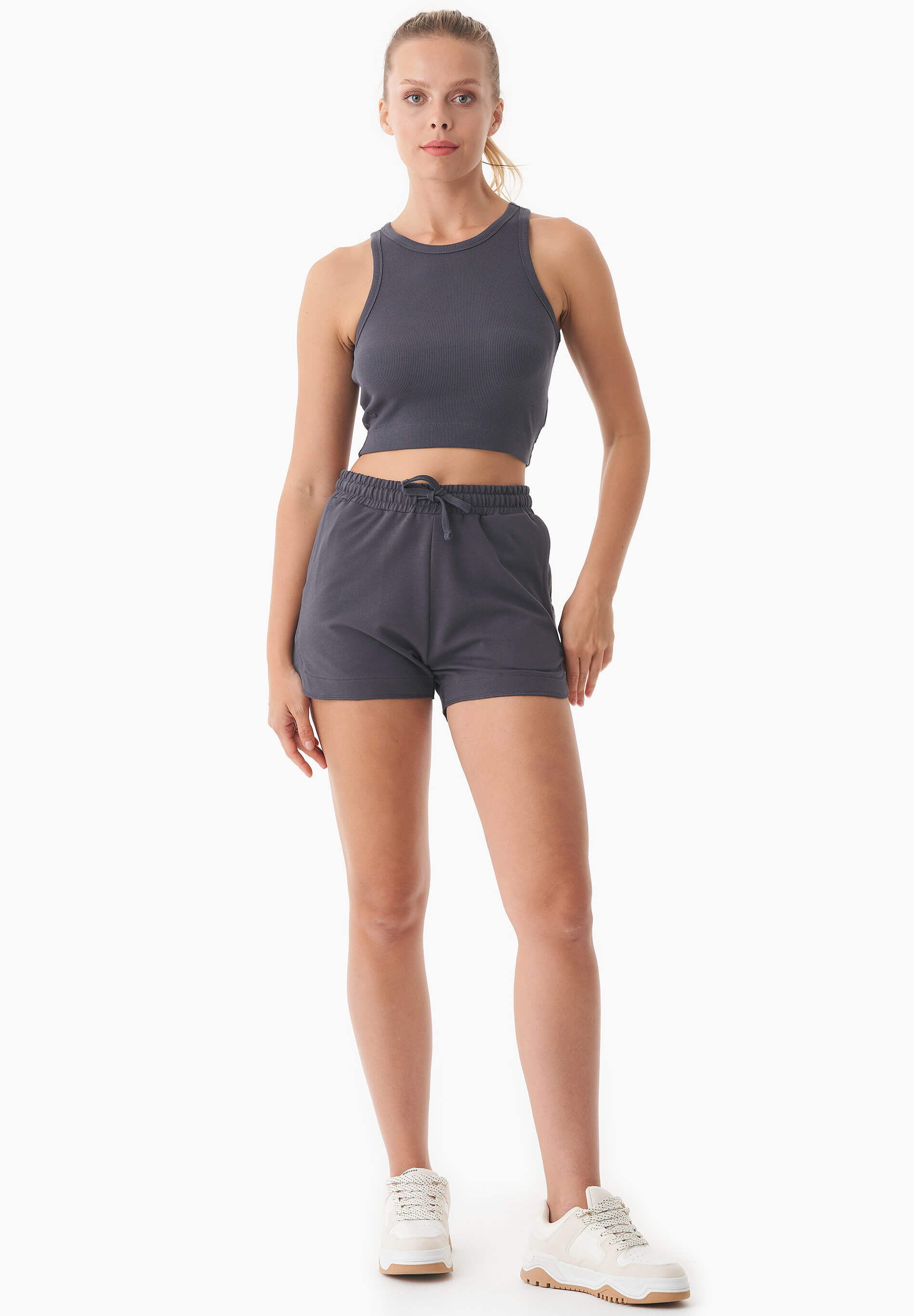 SANNDRA | Leichte Sweatshorts aus Bio-Baumwolle