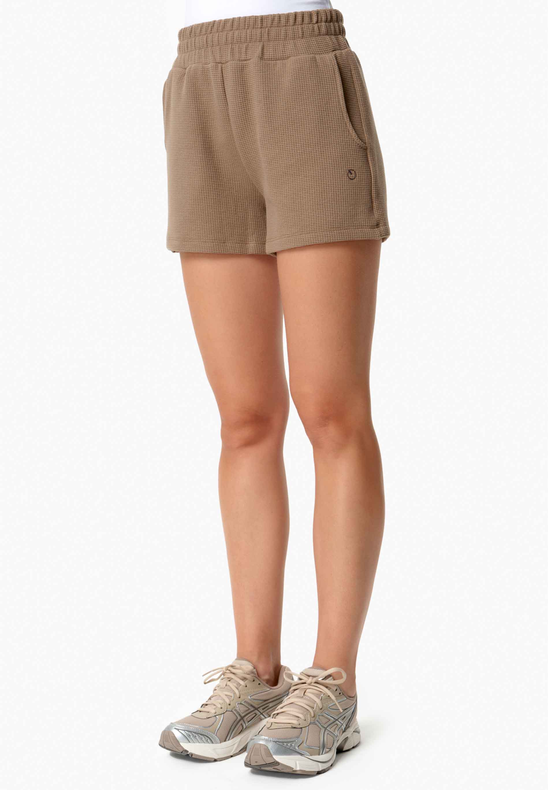 SAVANNA | Waffel Shorts aus Bio-Baumwolle und recyceltem Polyester