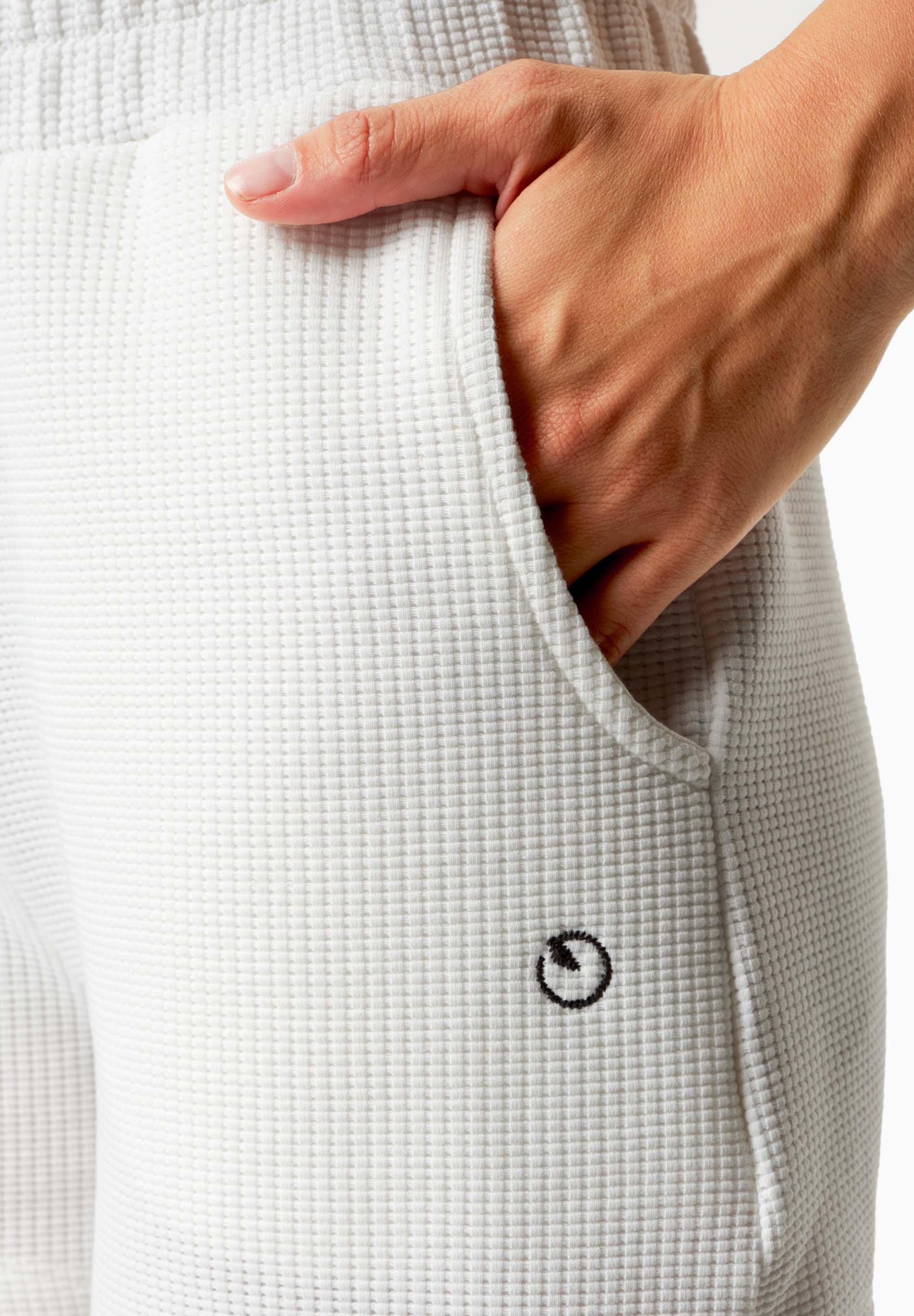SAVANNA | Waffel Shorts aus Bio-Baumwolle und recyceltem Polyester