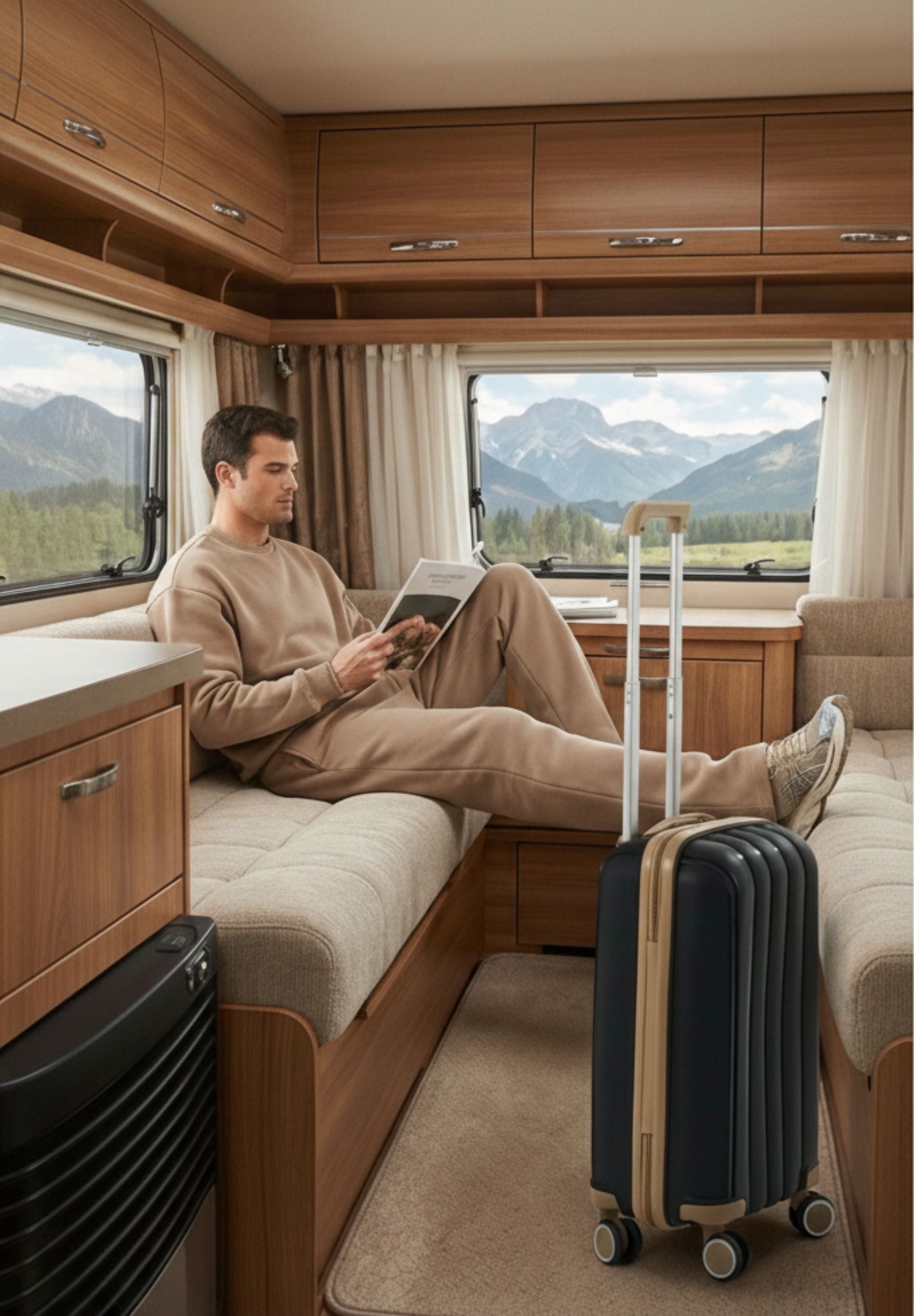 POLLEN | Essentials Travel Unisex Jogginghose aus Bio-Baumwolle & Recyceltem Polyester