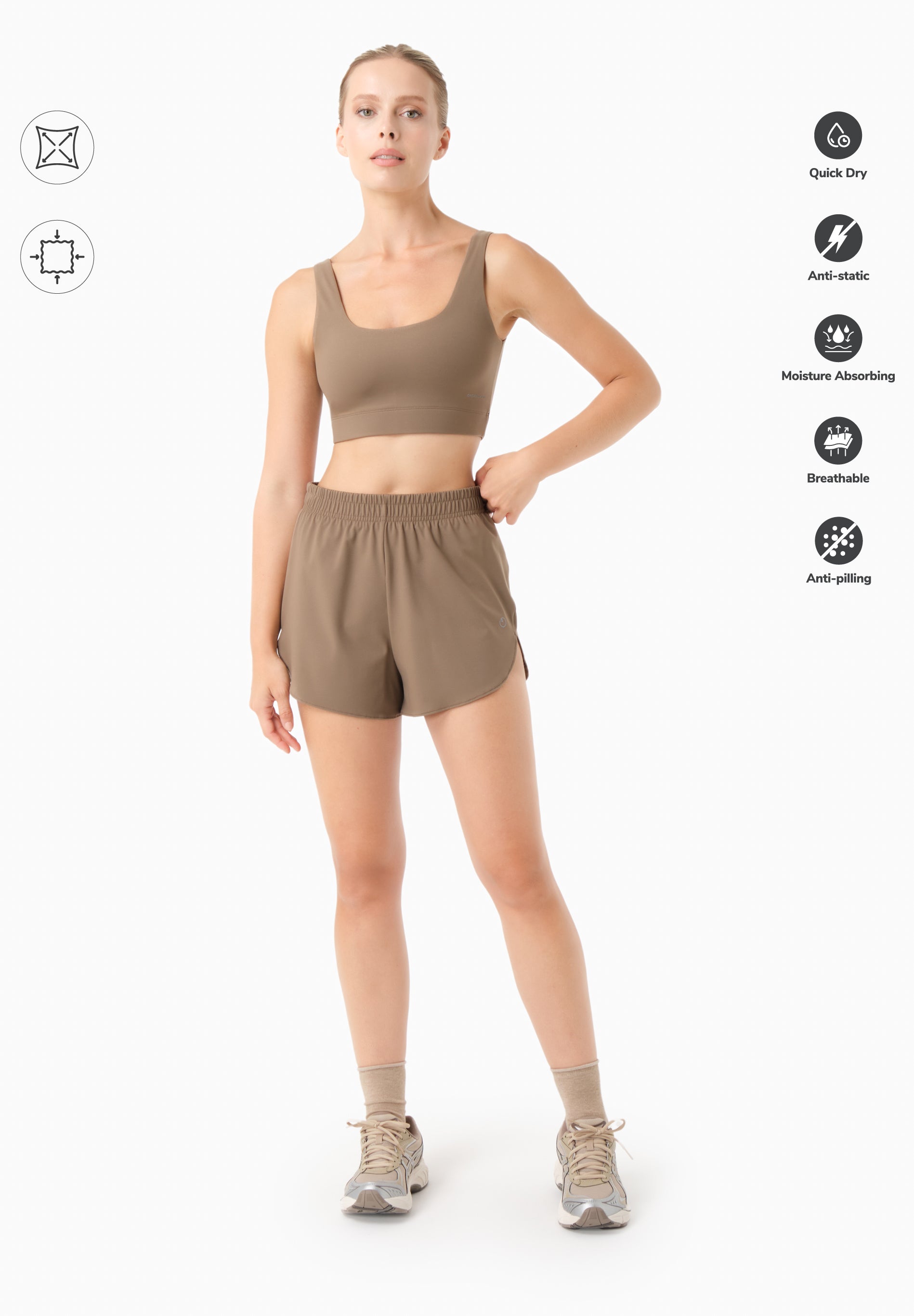 SELENNA | Shorts aus recyceltem Polyamid