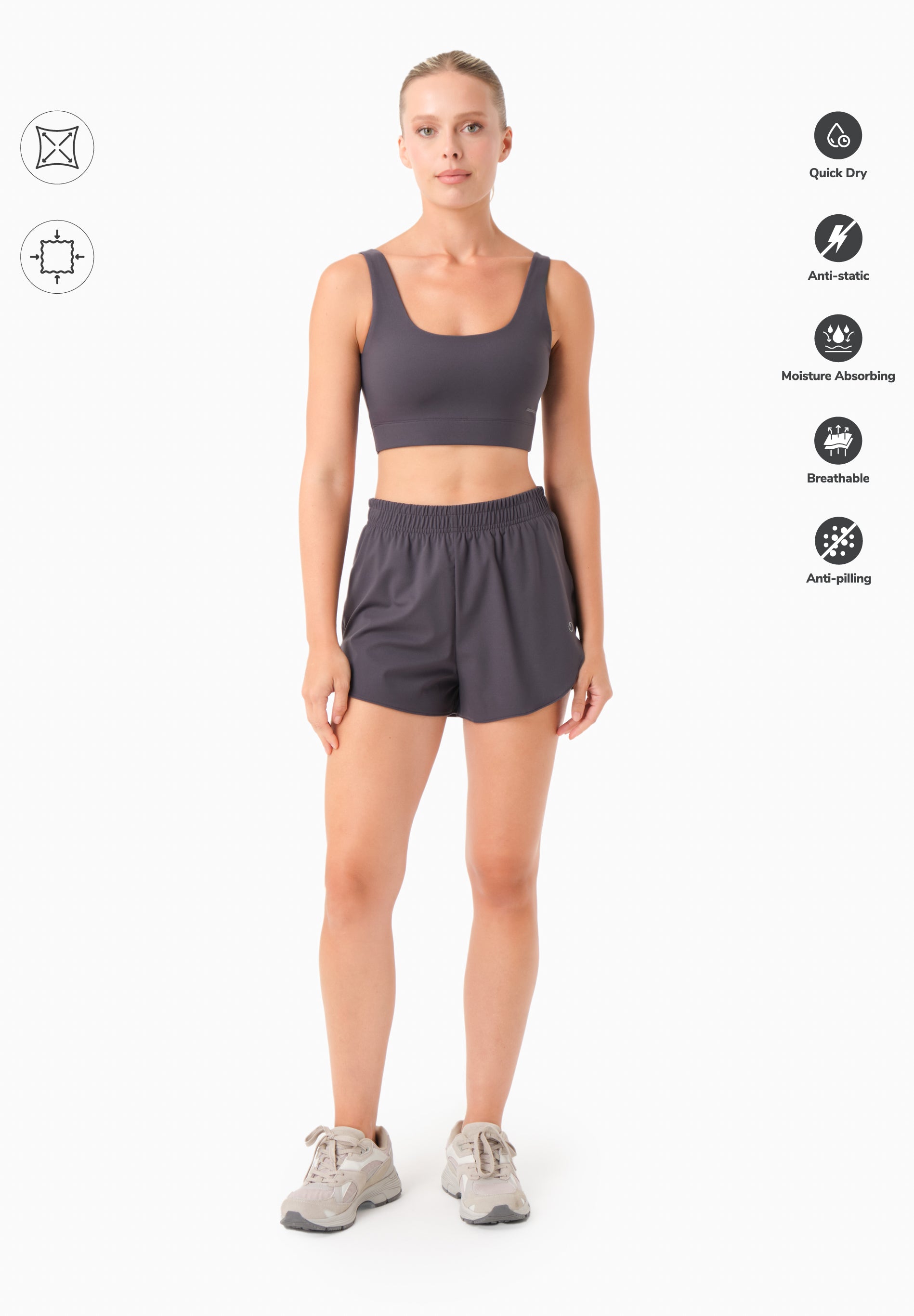 SELENNA | Shorts aus recyceltem Polyamid