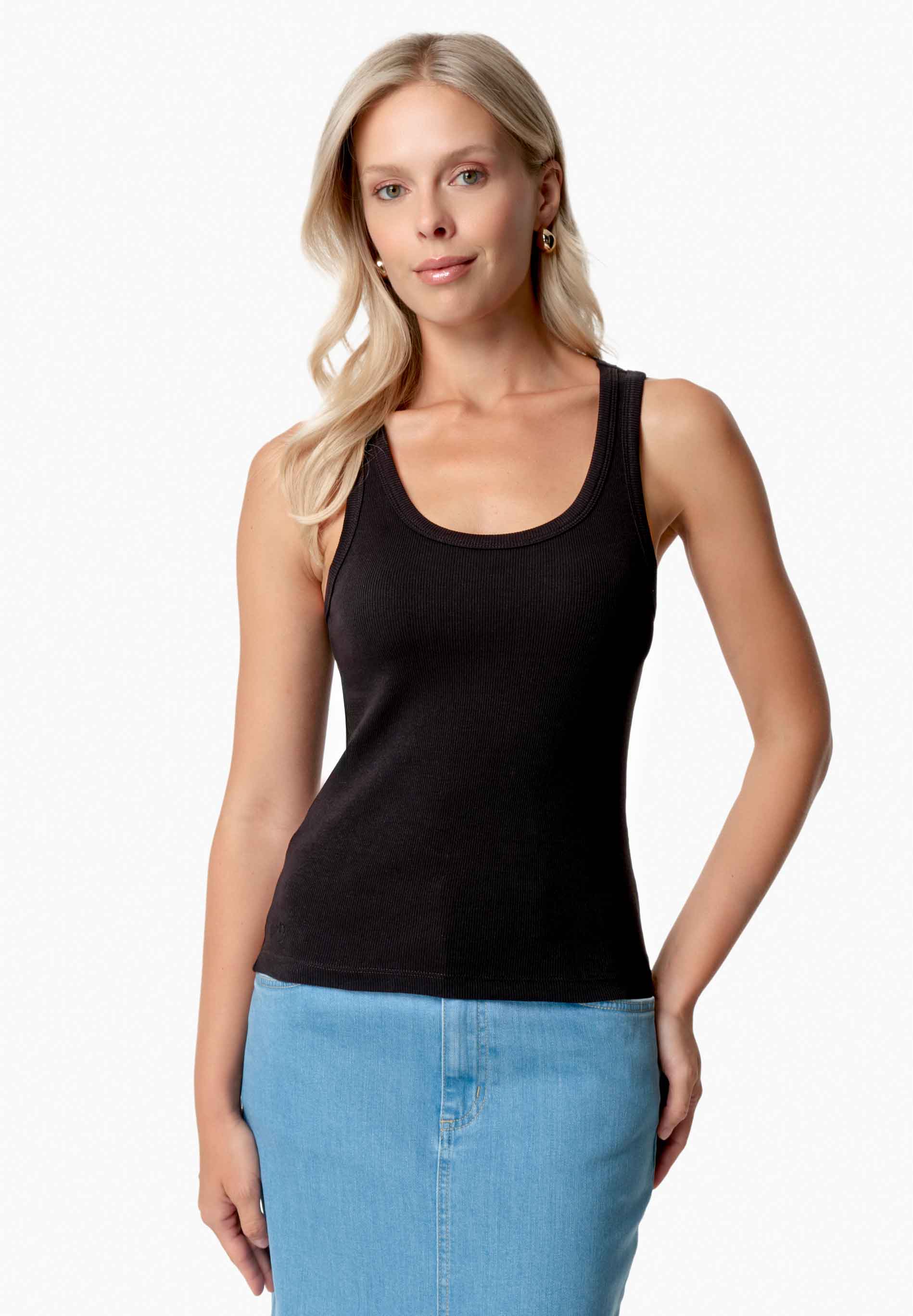 SOFFIA | Rib Top aus Bio-Baumwolle