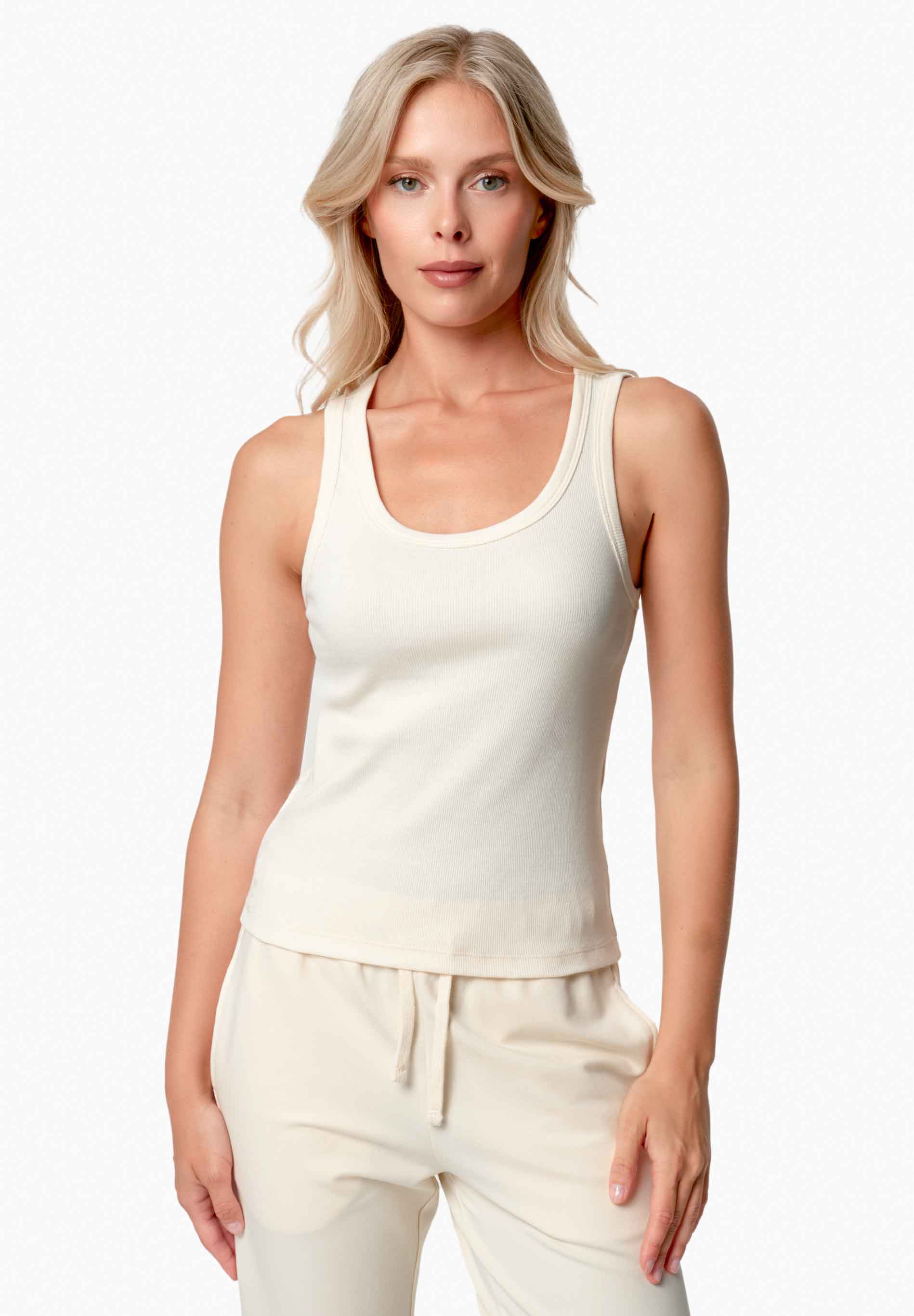 SOFFIA | Rib Top aus Bio-Baumwolle