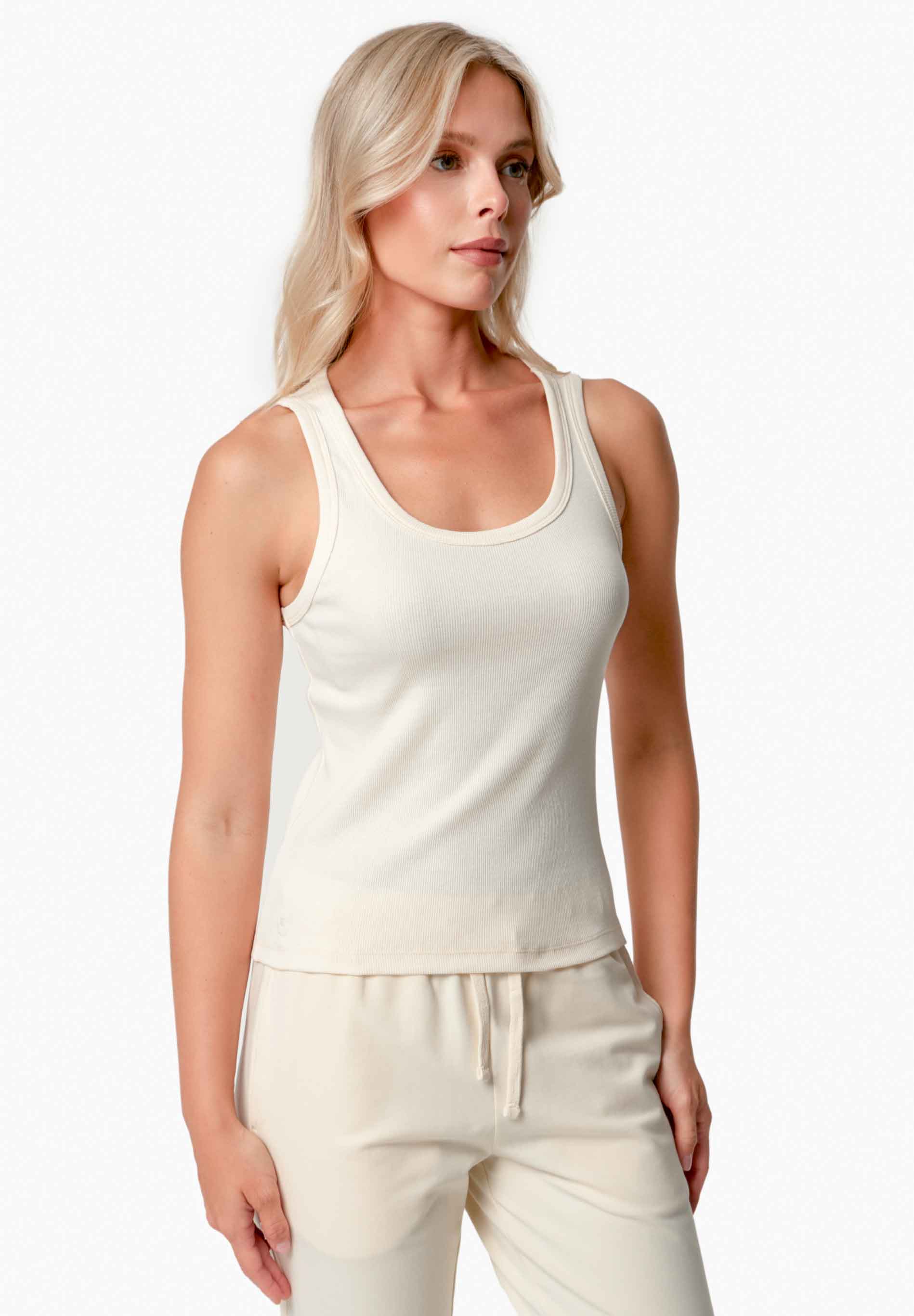 SOFFIA | Rib Top aus Bio-Baumwolle