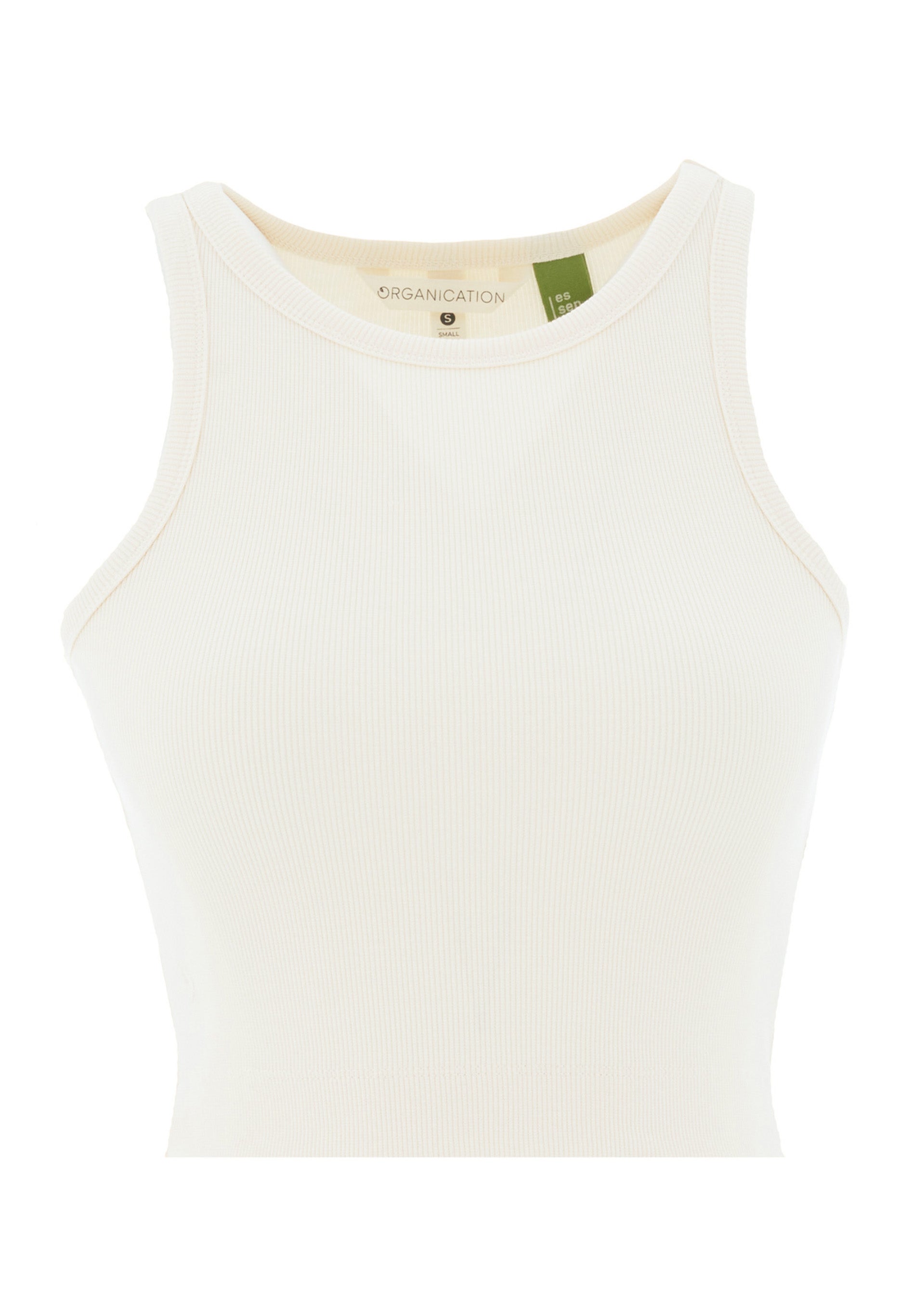 SONNIA | Cropped Rib Top aus Bio-Baumwolle