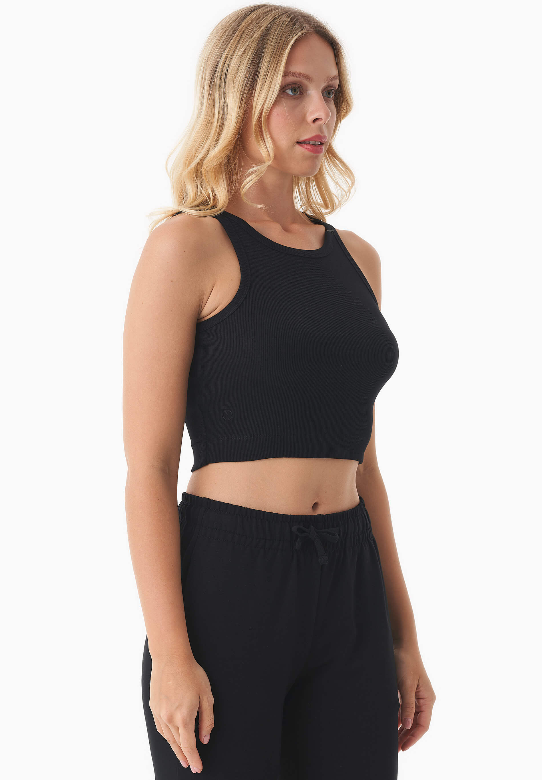 SONNIA | Cropped Rib Top aus Bio-Baumwolle