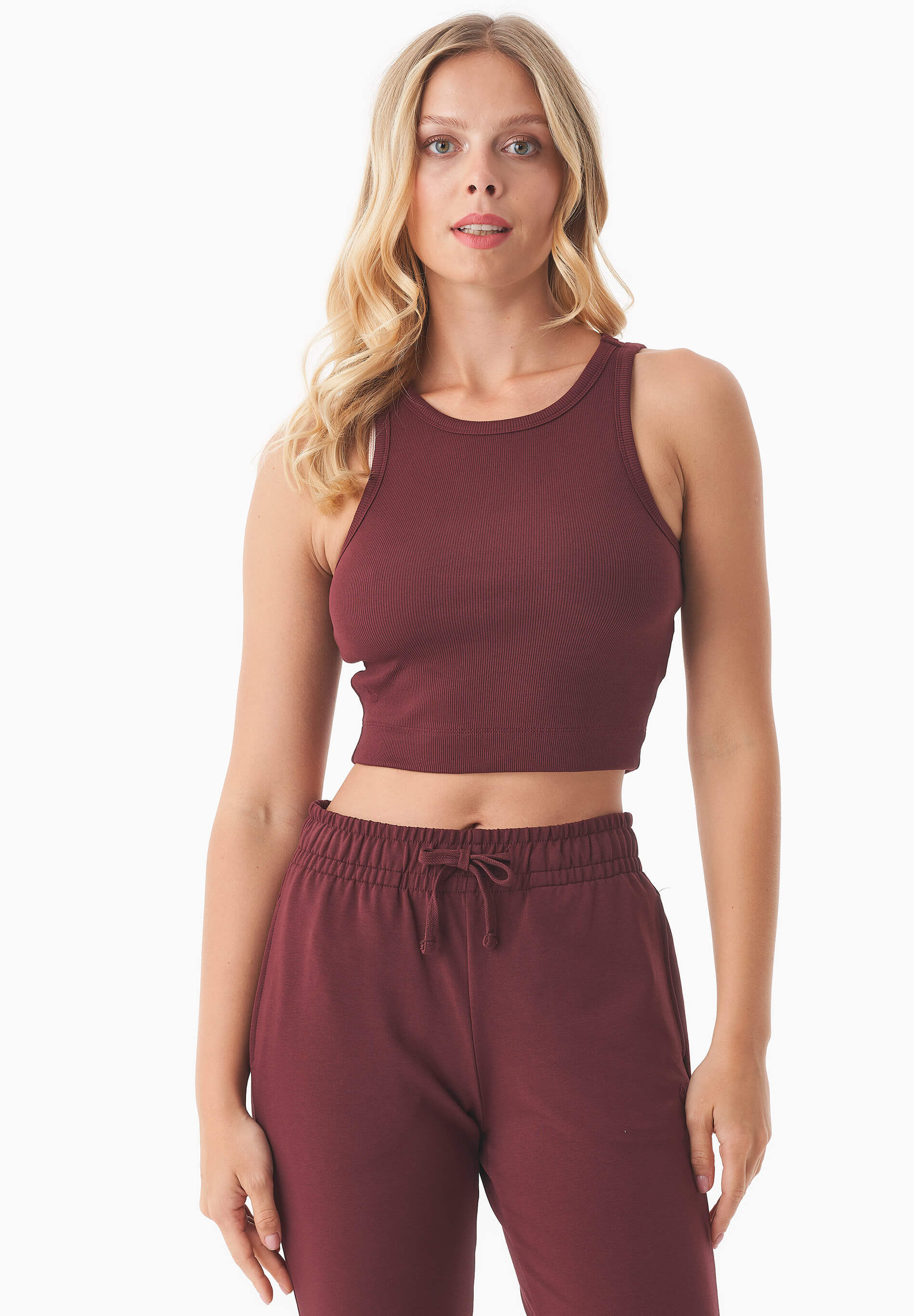 SONNIA | Cropped Rib Top aus Bio-Baumwolle