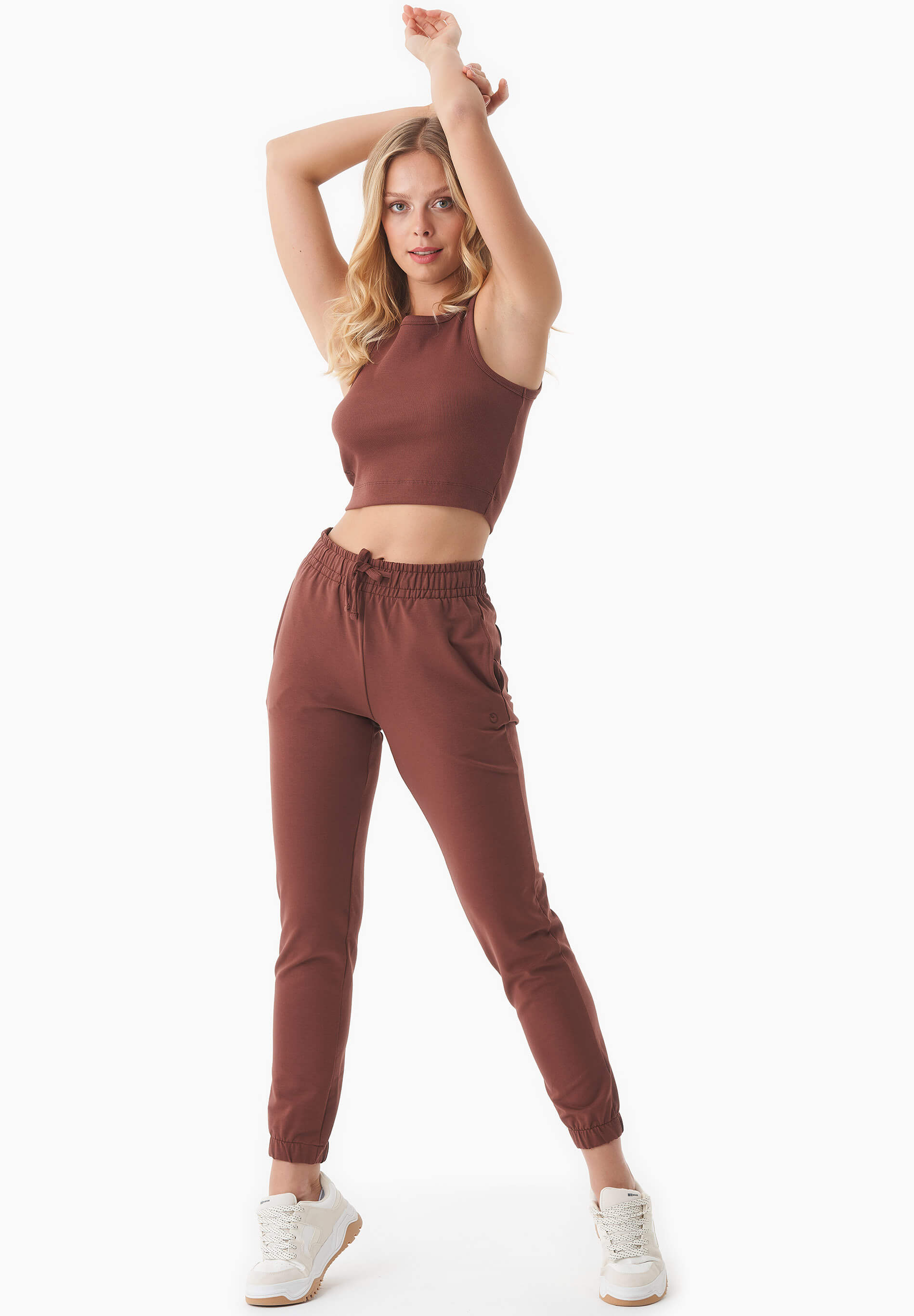 SONNIA | Cropped Rib Top aus Bio-Baumwolle