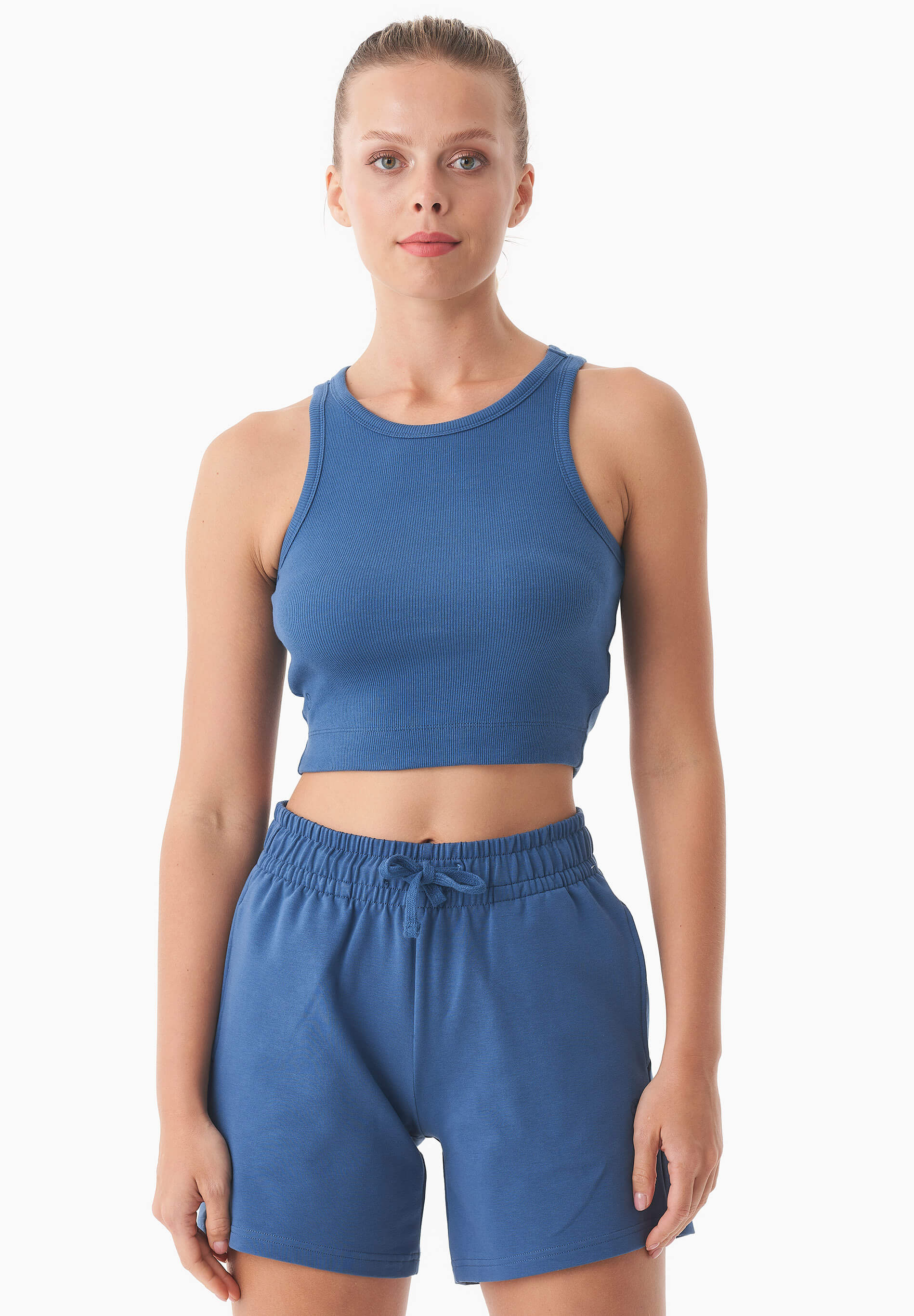 SONNIA | Cropped Rib Top aus Bio-Baumwolle